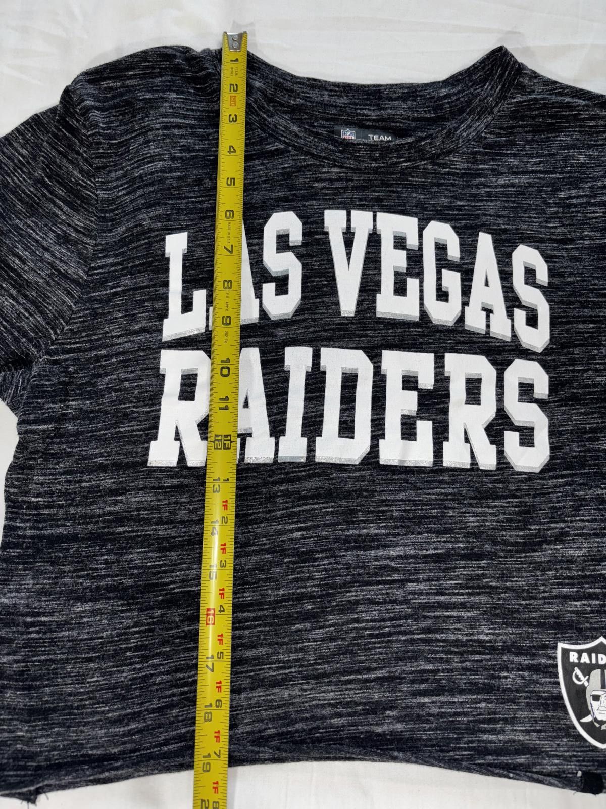 NFL Las Vegas Raiders Cropped Long Sleeve T-Shirt Size M / US 6-8 / IT 42-44 - 8 Thumbnail