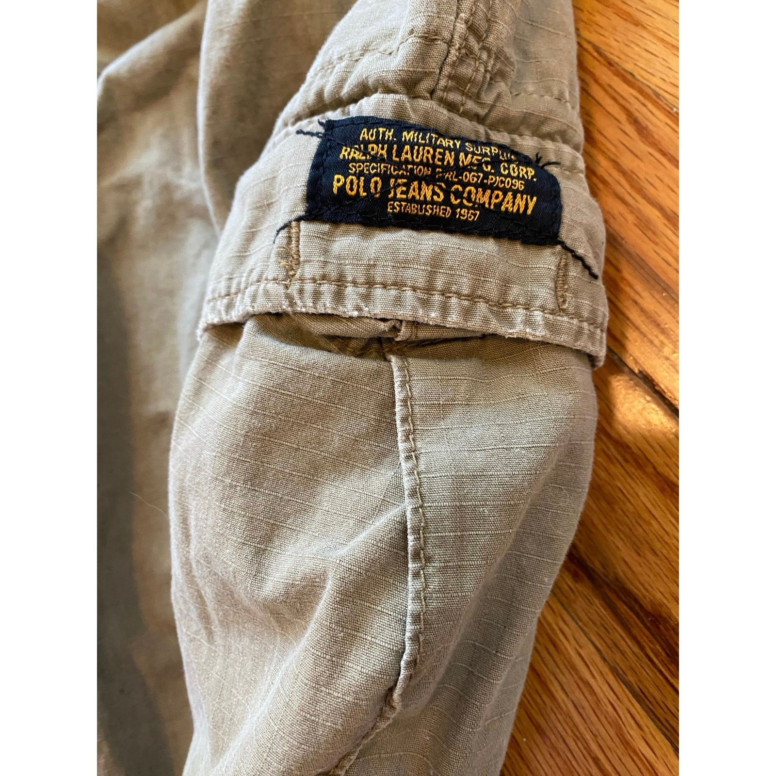 Polo Ralph Lauren × Vintage Polo Jeans Co Ralph Lauren Military Paratrooper Cargo Pants Size US 33 - 5 Thumbnail