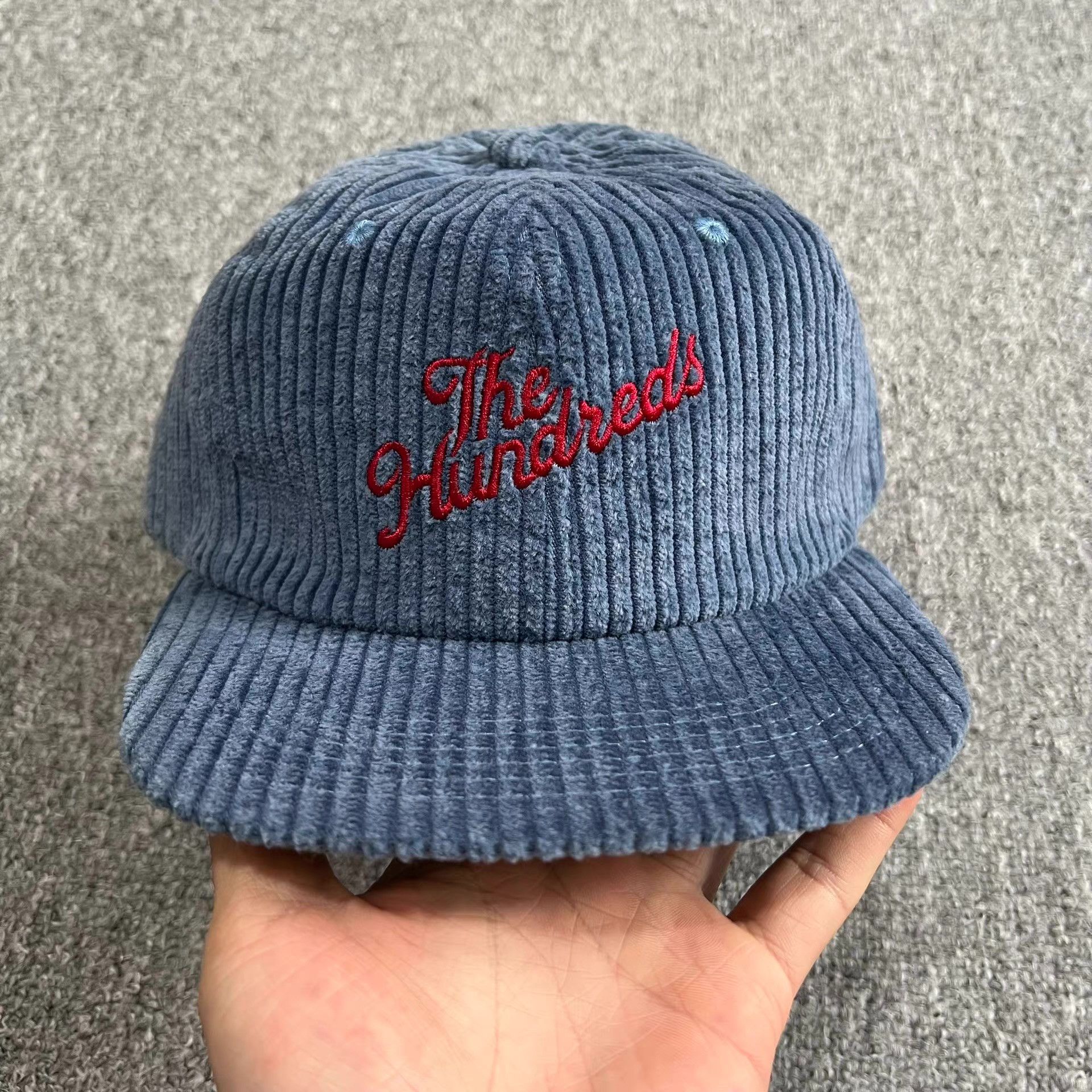 The Hundreds The Hundreds Bomb Embroidered Corduroy Baseball Cap Q7 Size ONE SIZE - 1 Thumbnail