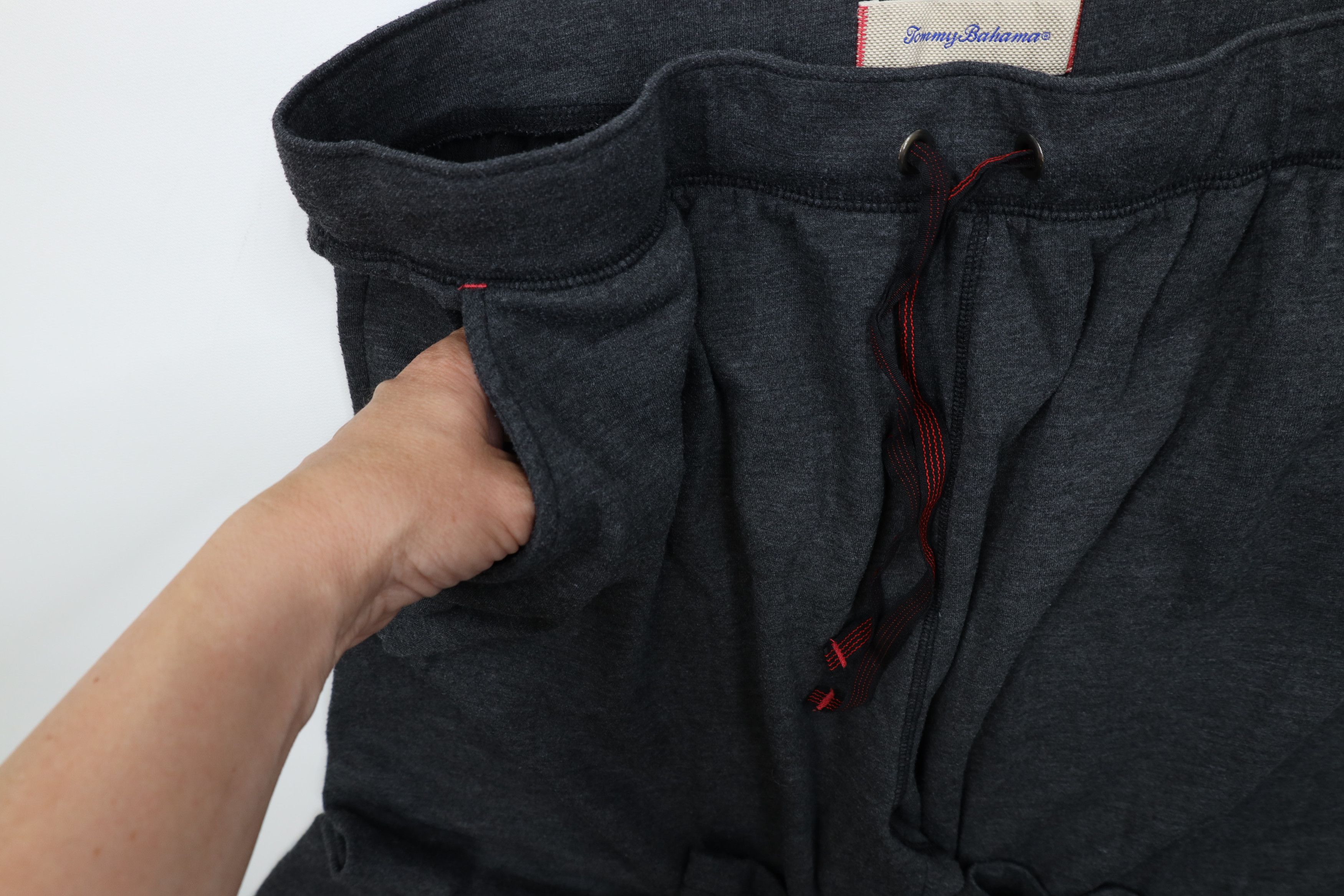 Tommy Bahama Vintage Tommy Bahama Wide Leg Pajama Sweatpants Pants Gray Size US 38 / EU 54 - 8 Thumbnail
