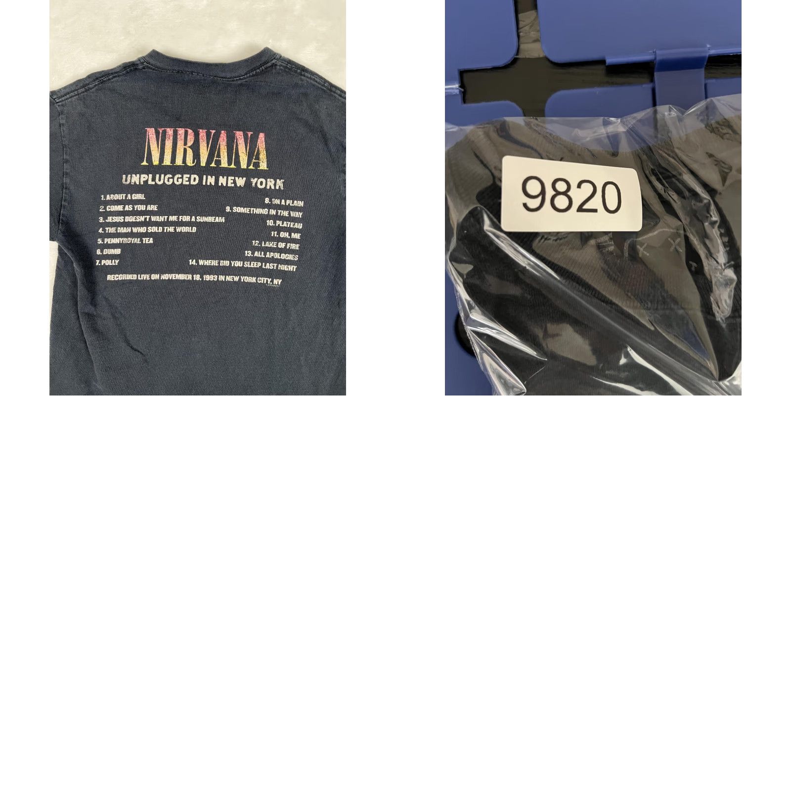 Etro Nirvana T-Shirt Size Small Black Unplugged In New York MTV Retro Vintage Grunge Size US S / EU 44-46 / 1 - 8 Thumbnail