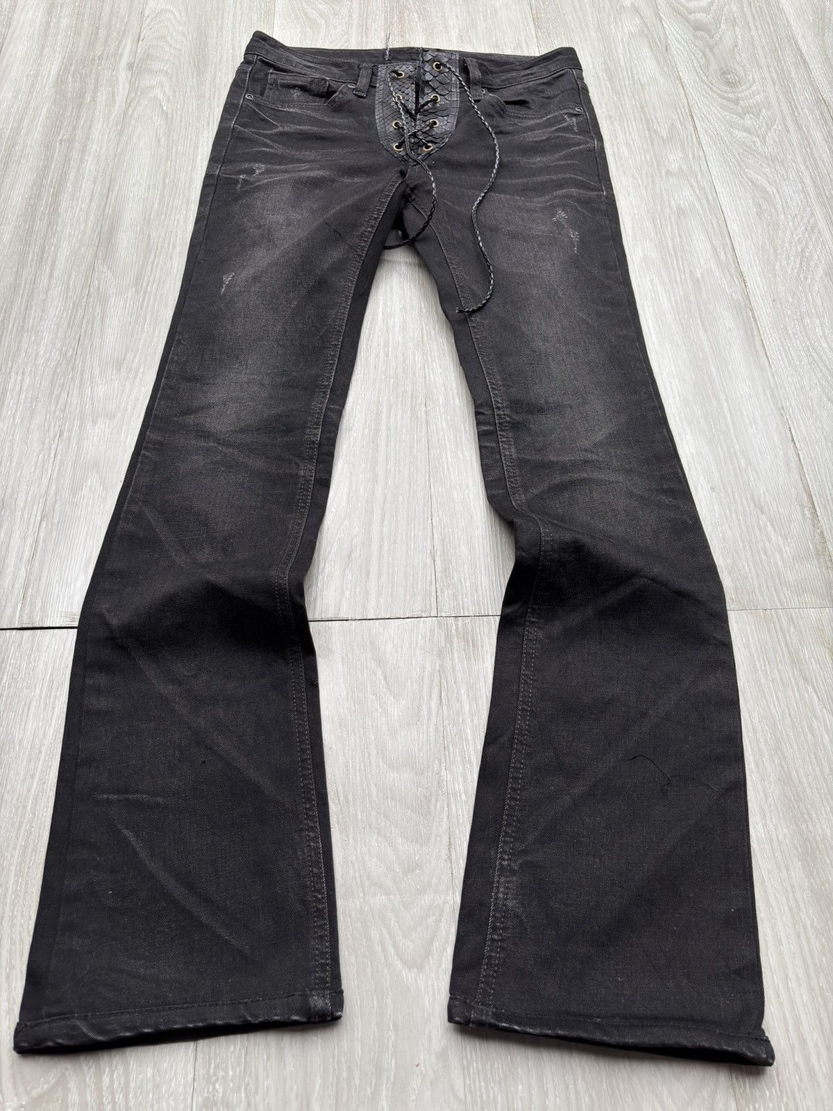 パキポディオイデス　larsson-gekkabijinn Lace Flare Jeans | Grailed