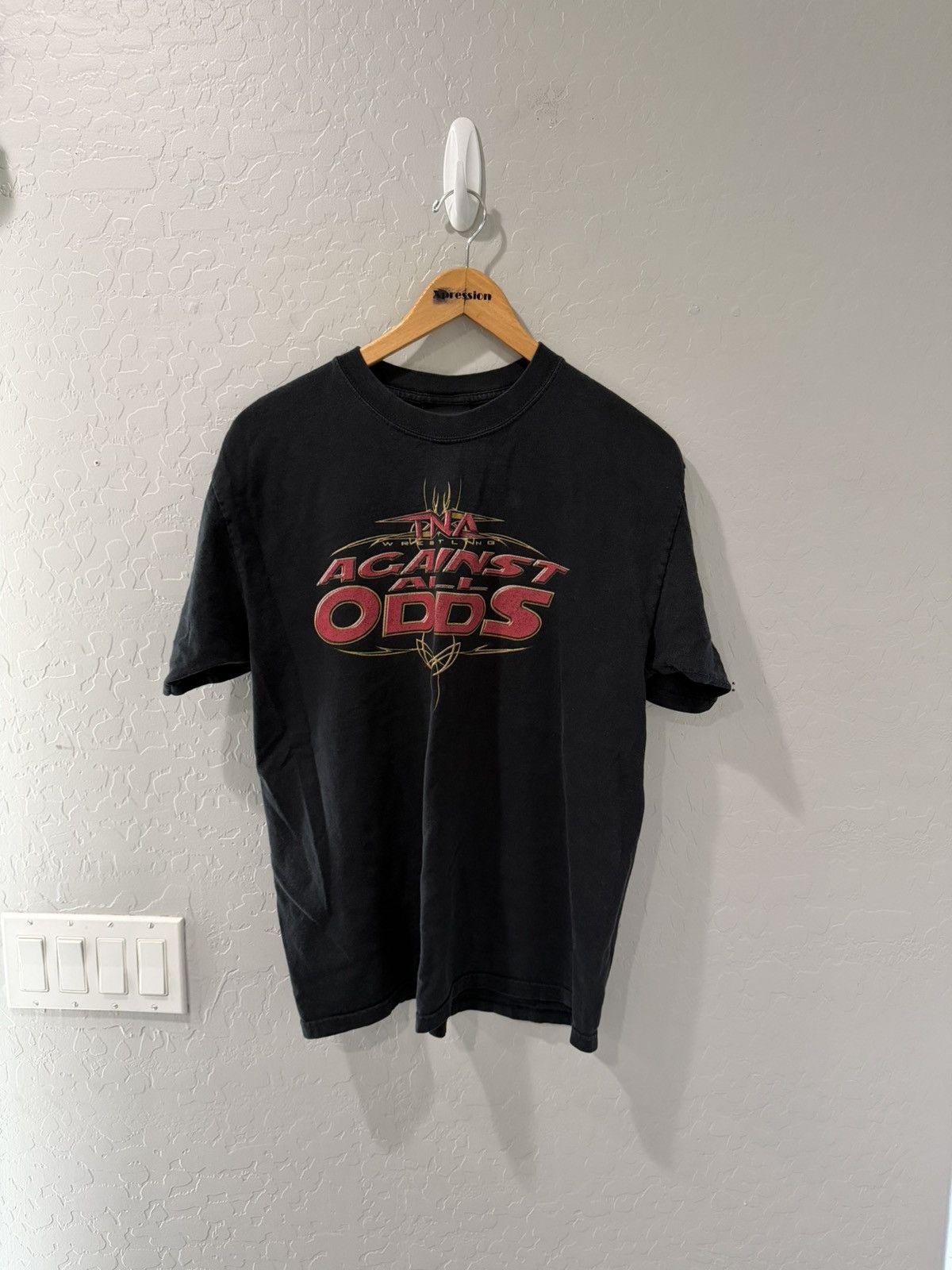 Other Vintage Y2K TNA Wrestling “Against All Goods” Shirt Large Size US L / EU 52-54 / 3 - 1 Thumbnail