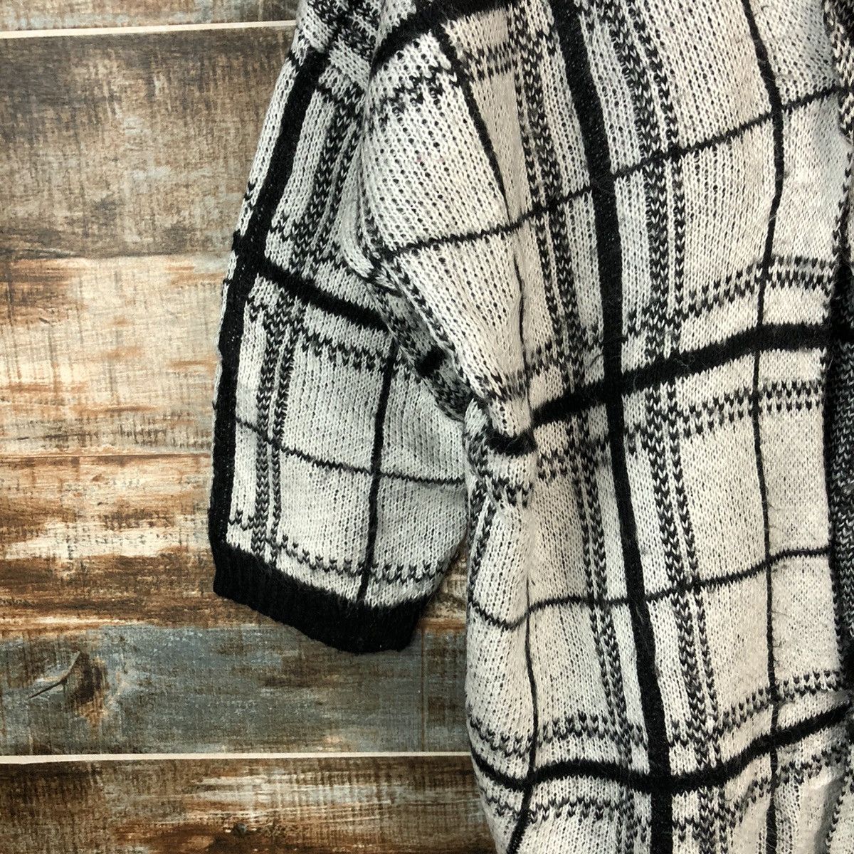 GU × Homespun Knitwear Gu japan White Cardigan Knitwear #A2467 Size US XL / EU 56 / 4 - 7 Thumbnail