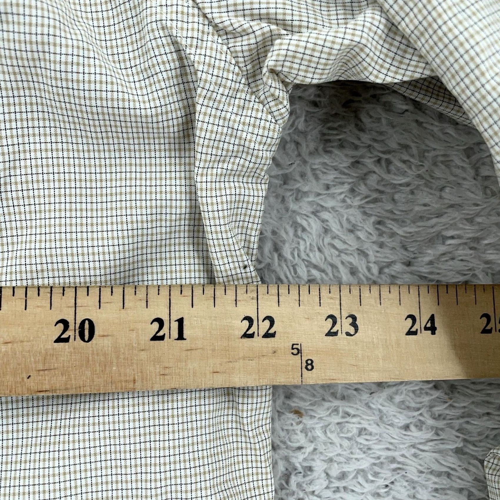 ExOfficio ExOfficio Shirt Men L Beige Check Insect Shield BugsAway Hiking Fishing Collared Shirt Size US L / EU 52-54 / 3 - 5 Thumbnail