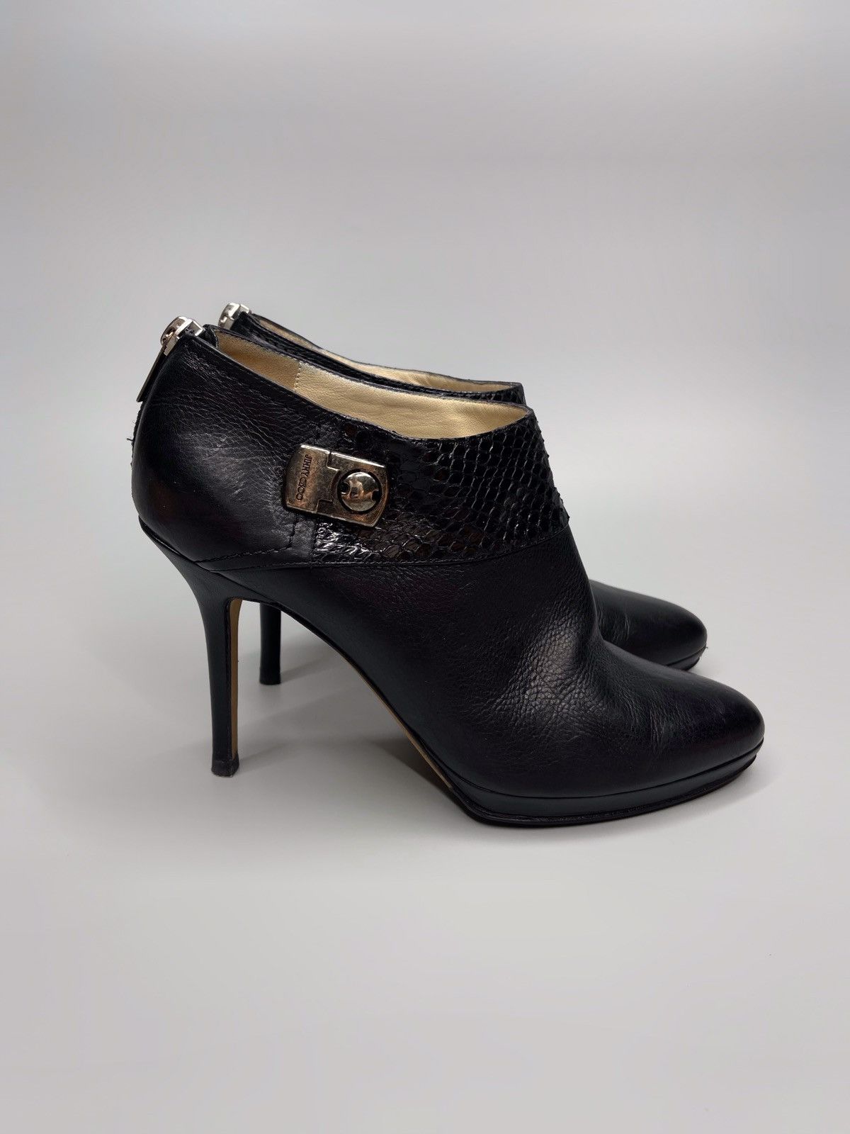 Jimmy Choo Jimmy Choo Leather Heels Size US 7.5 / IT 37.5 - 3 Thumbnail