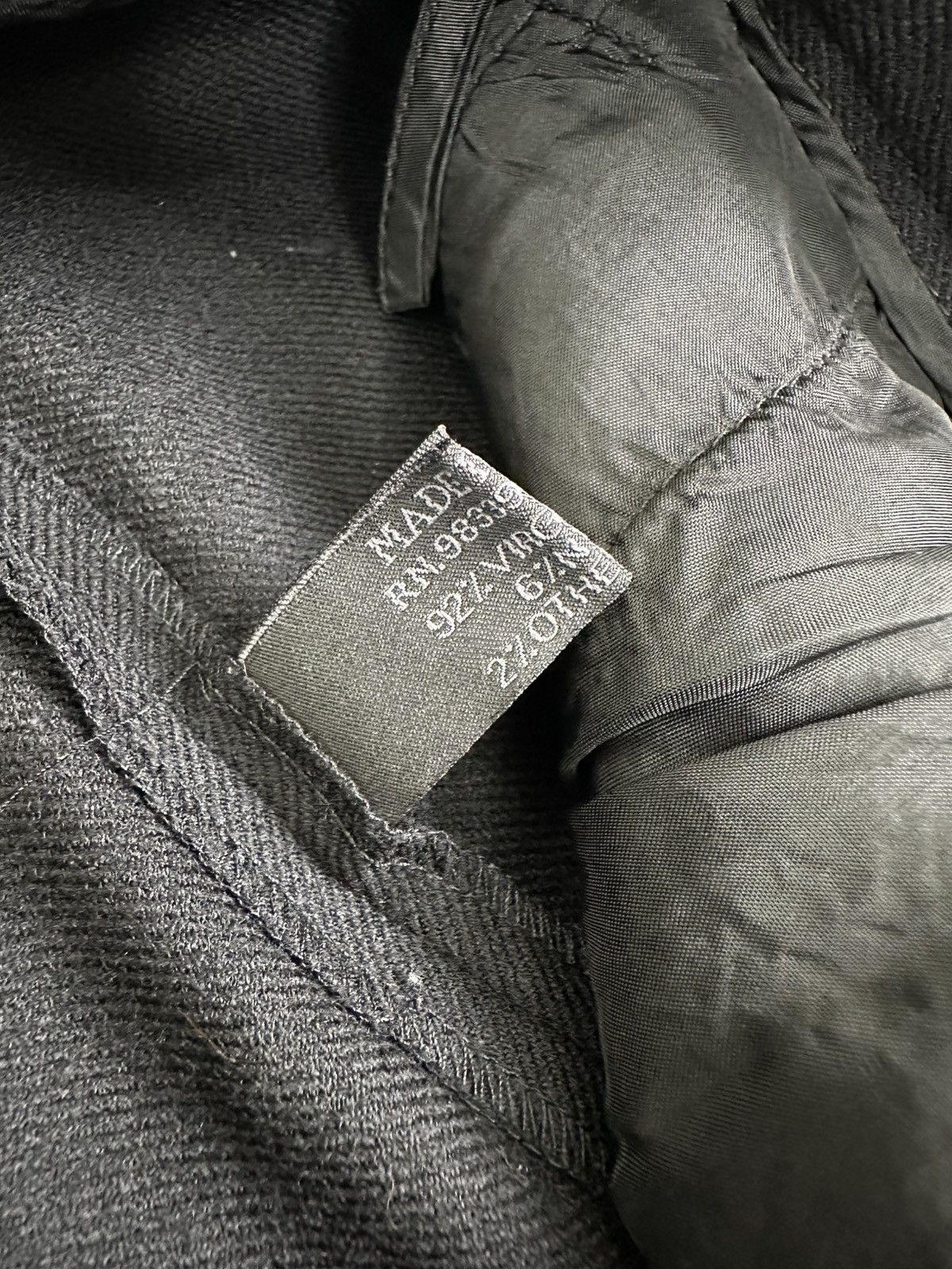 Prada Prada - Technical Wool Zipped Cuffs - Trouser Pants in Black Size 26" / US 2 / IT 38 - 12 Thumbnail