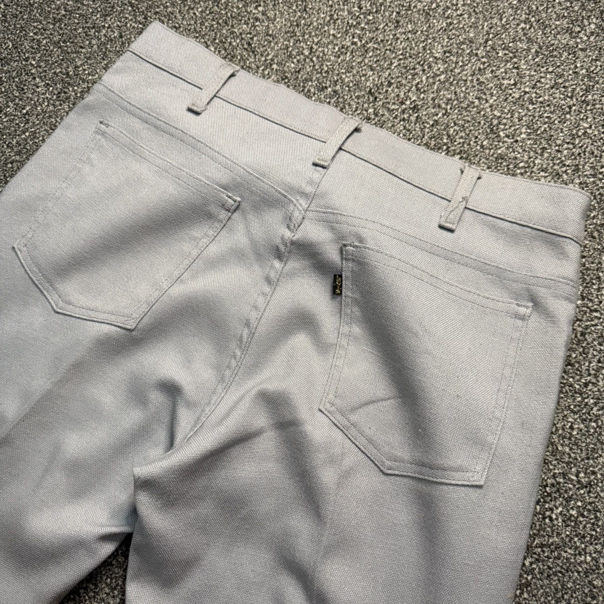 Levi's Vintage Clothing 🔥🇺🇸 80s Levis Sta-Prest Bell Bottom Western Denim Size US 34 / EU 50 - 4 Thumbnail