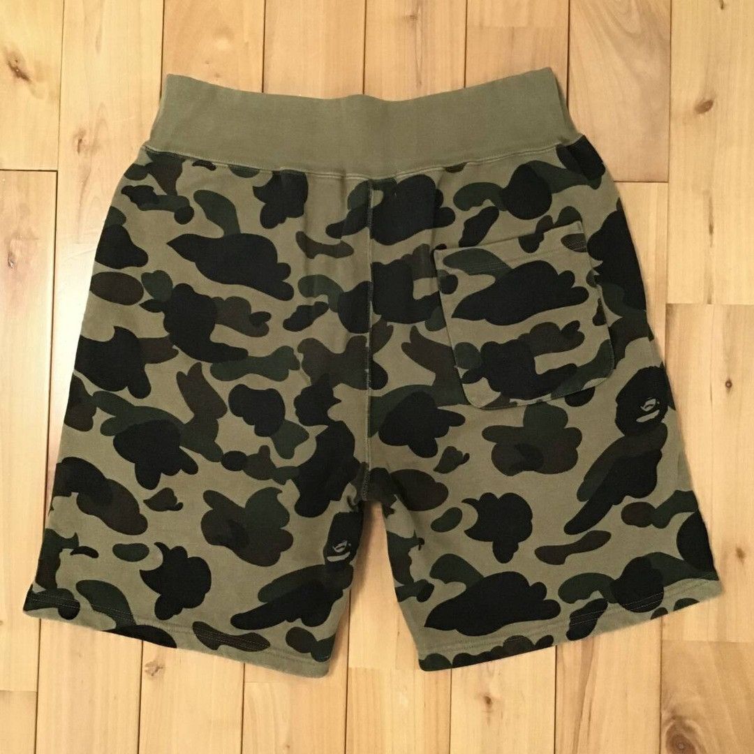 Bape BAPE Sweat shorts 1st camo green a bathing ape ★size S Size US 30 / EU 46 - 2 Thumbnail