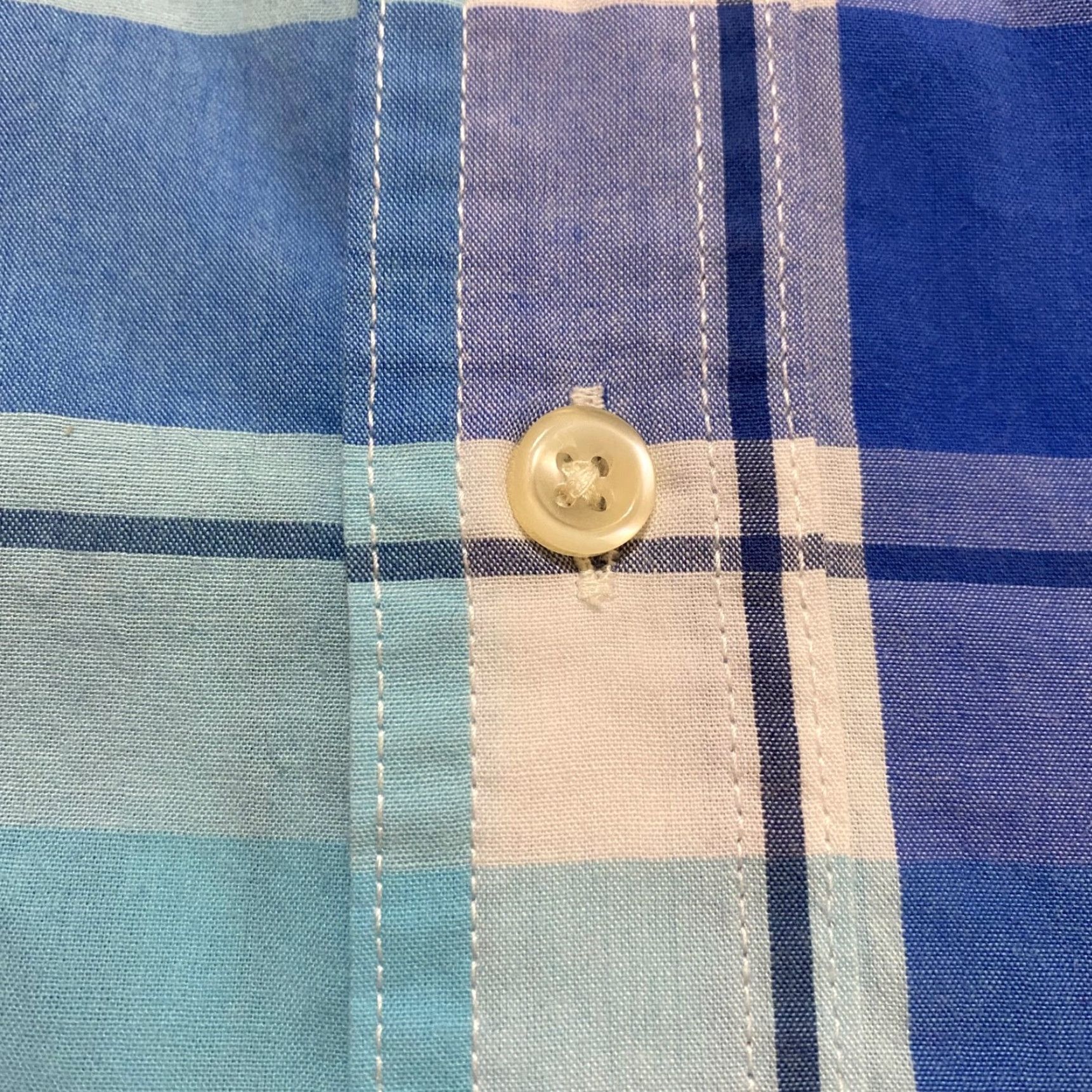 Chaps Chaps Shirt Mens M Multicolor Plaid Short Sleeve Button-Down Nike Size US M / EU 48-50 / 2 - 4 Thumbnail