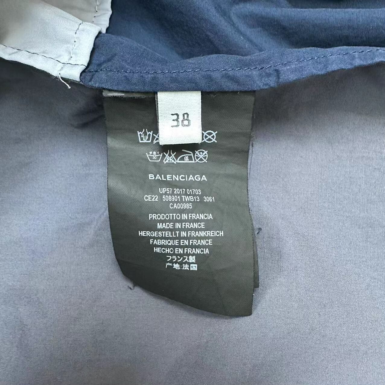 Balenciaga balenciaga color-block logo zip-up jacket Size US M / EU 48-50 / 2 - 4 Thumbnail