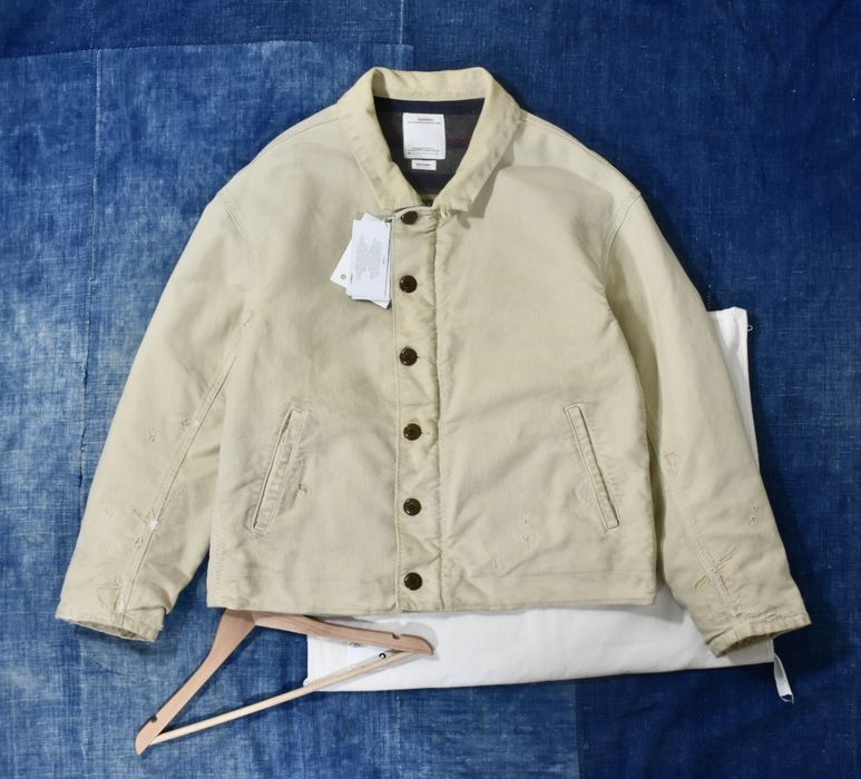 Visvim VISVIM 22AW PURSER DECK JKT size3 Ivory | Grailed