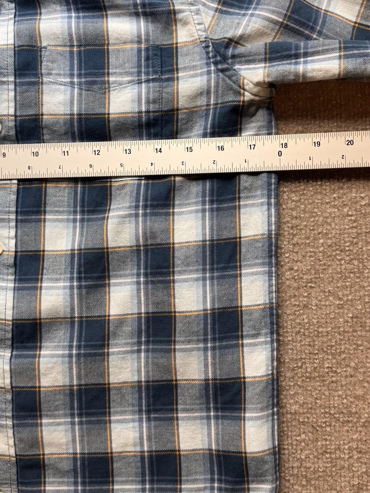 Other Children’s Place Boy's Button Down Blue Plaid XL 14 [722] Size US XL / EU 56 / 4 - 7 Thumbnail