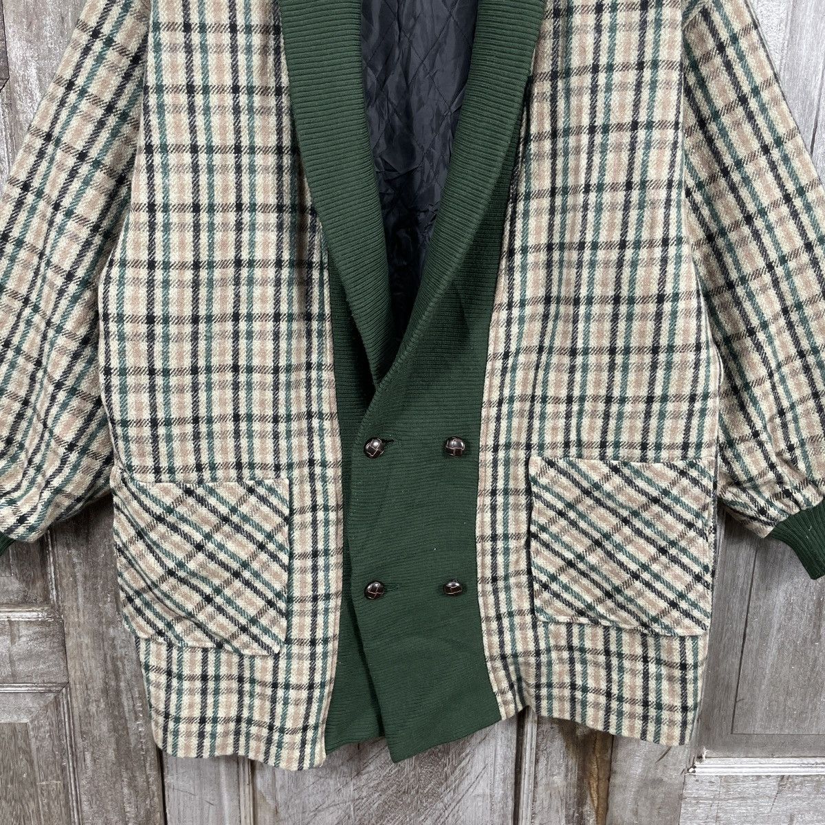 Japanese Brand × Vintage Vintage Produced By Natuhara Cardigan Shawl Collar Size US M / EU 48-50 / 2 - 2 Thumbnail