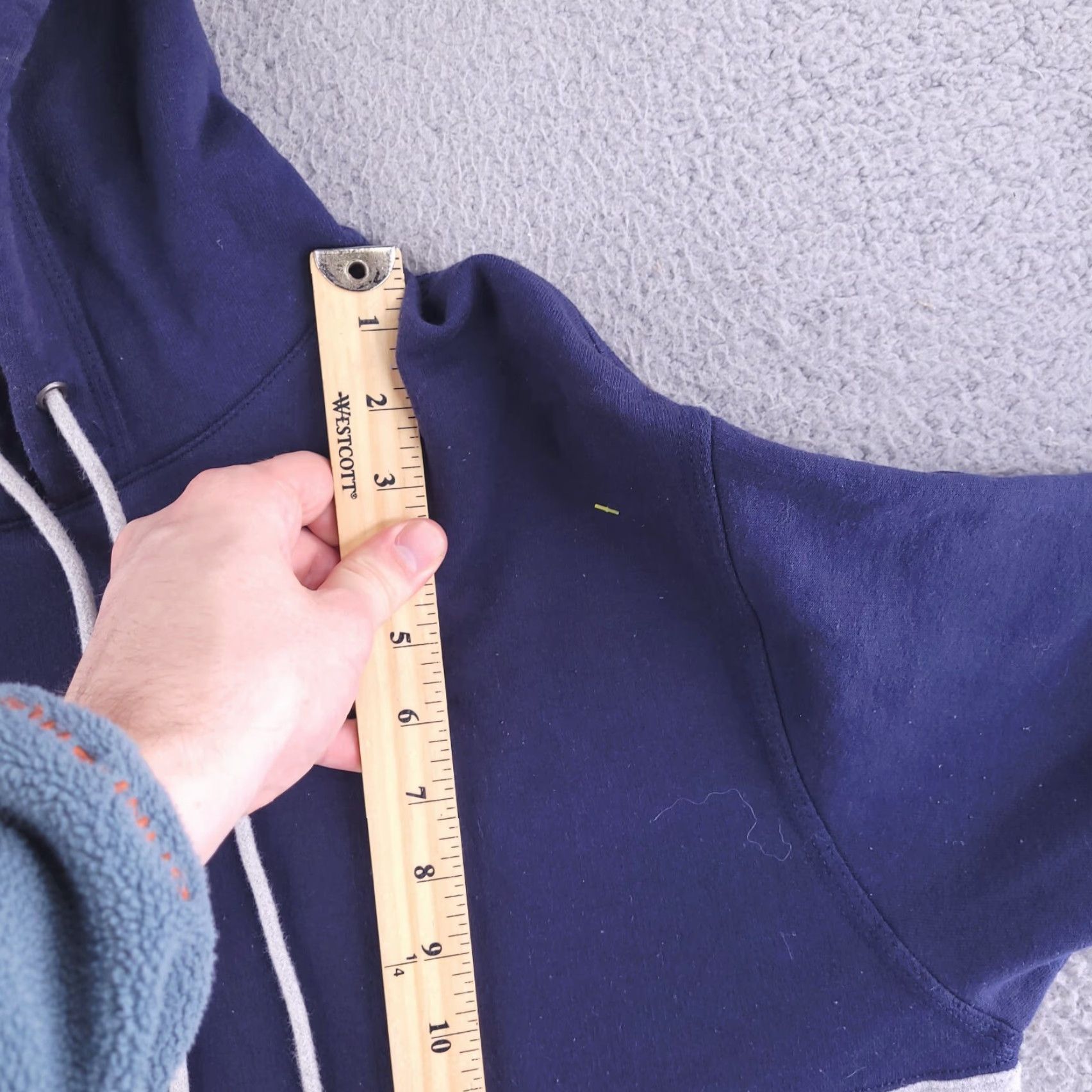 Champion Champion Hoodie Mens Medium Gray Colorblock Sweatshirt Size US M / EU 48-50 / 2 - 6 Thumbnail