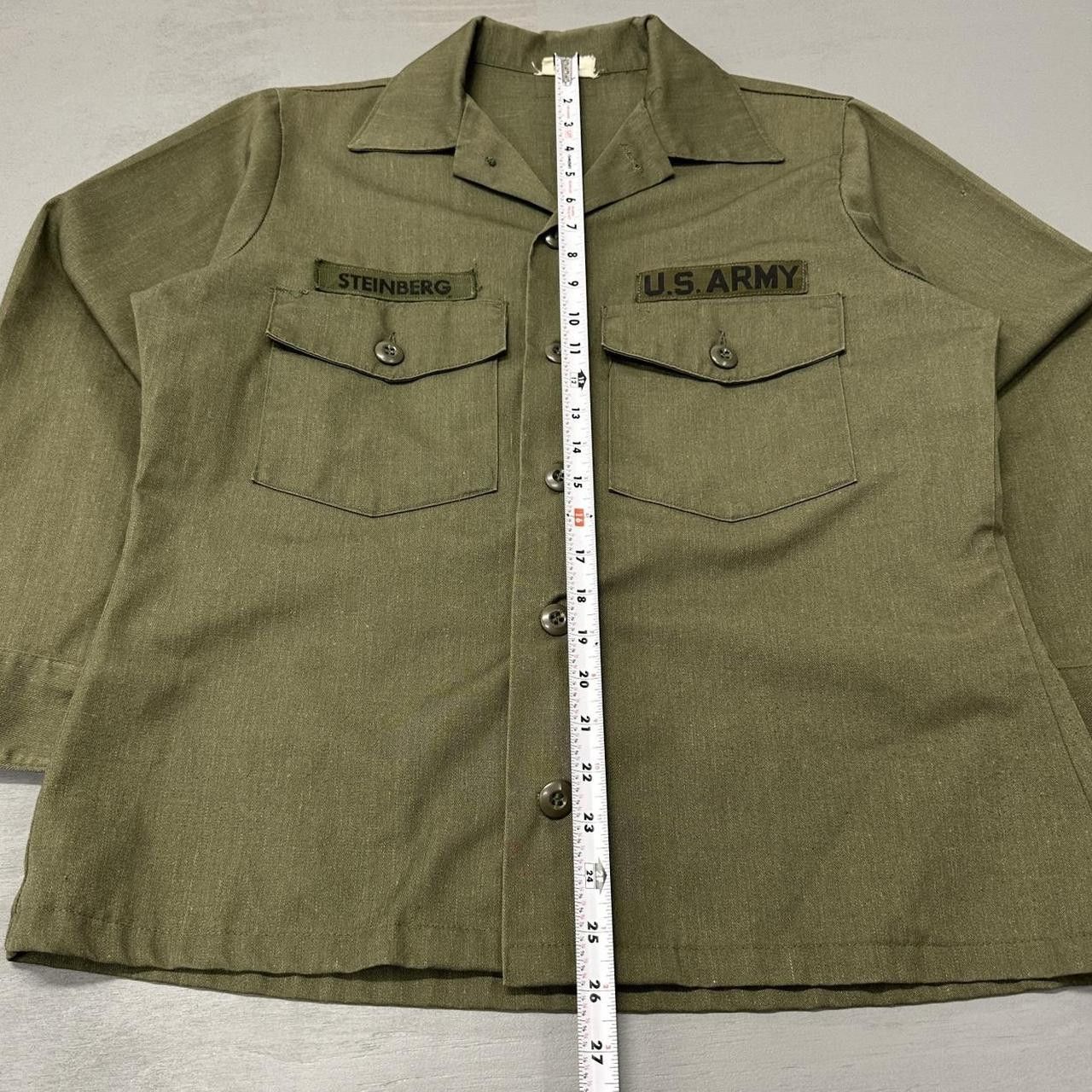 Vintage Vintage 70s U.S. Army Military Button Front Shirt Large Size US L / EU 52-54 / 3 - 4 Thumbnail