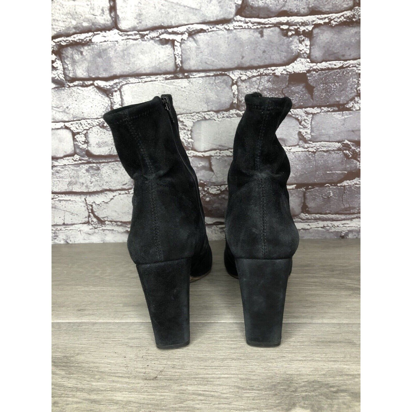 Loeffler Randall Loeffler Randall Isla Black Suede Leather Ankle Booties Boot Size US 7 / IT 37 - 4 Thumbnail