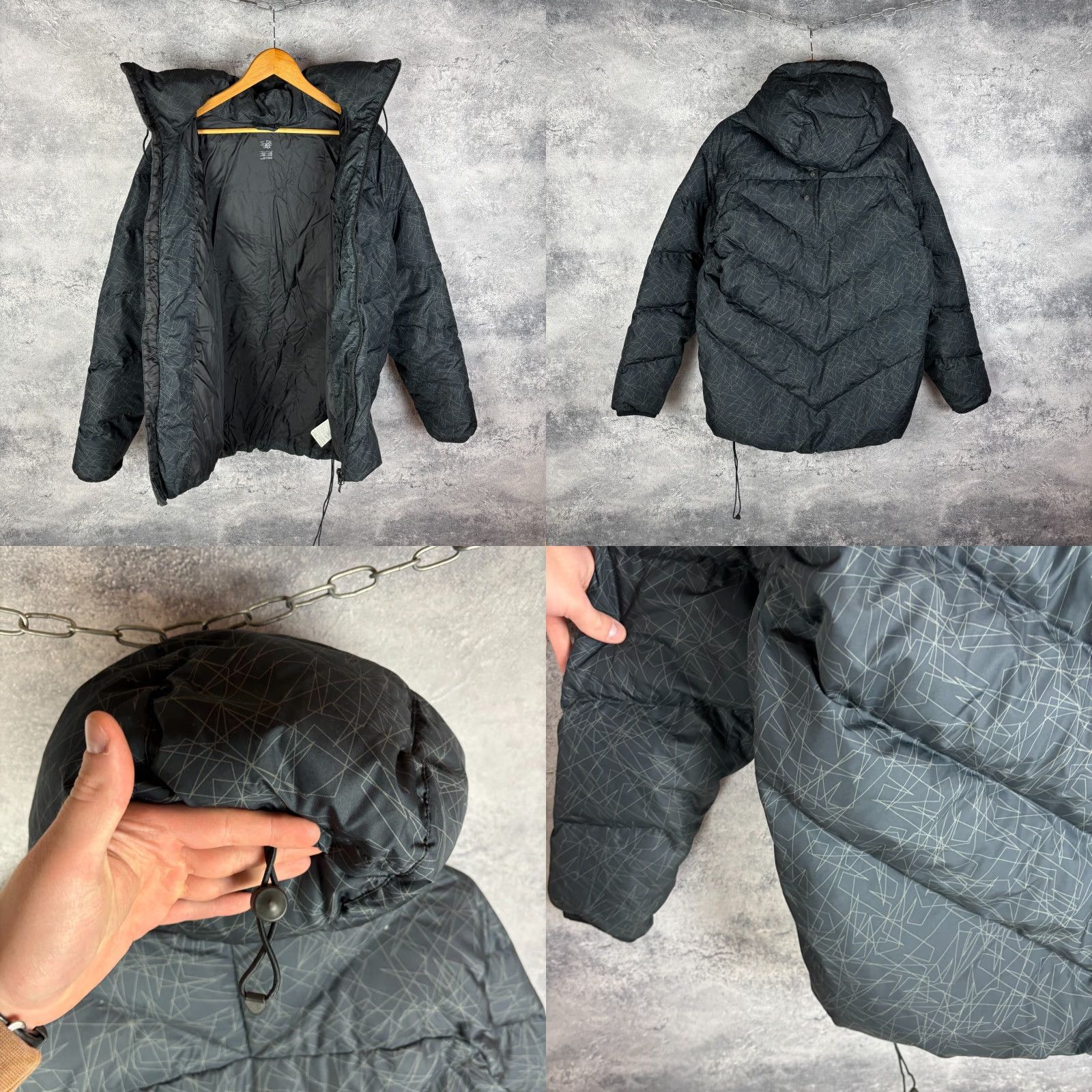 Nike Nike Down Jacket Puffer Blue Polyester Size L Men’s Vintage Jacket Size US L / EU 52-54 / 3 - 9 Thumbnail