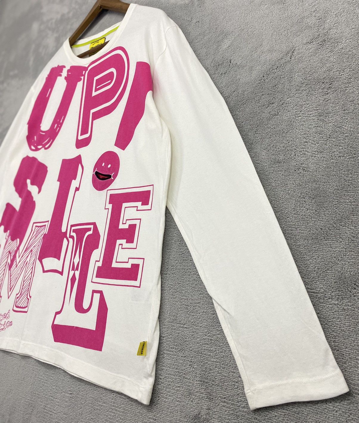 Japanese Brand Up ! Smile Japanese Brand Full Print Long Sleeve Shirt Size US XL / EU 56 / 4 - 2 Thumbnail