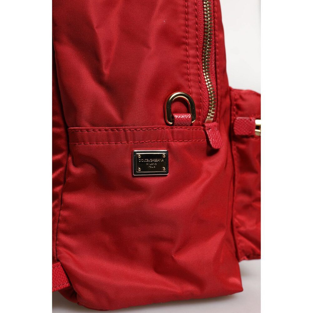 Dolce & Gabbana Dolce & Gabbana Red #DGFAMILY VULCANO Embellishment Backpack Size ONE SIZE - 7 Thumbnail