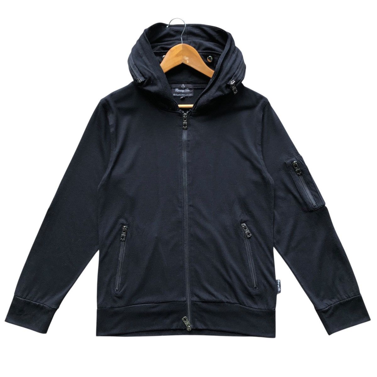 Tornado Mart 💥rare💥 2000s japanese BERNING SHO punk rock hooded jacket Size US L / EU 52-54 / 3 - 1 Thumbnail