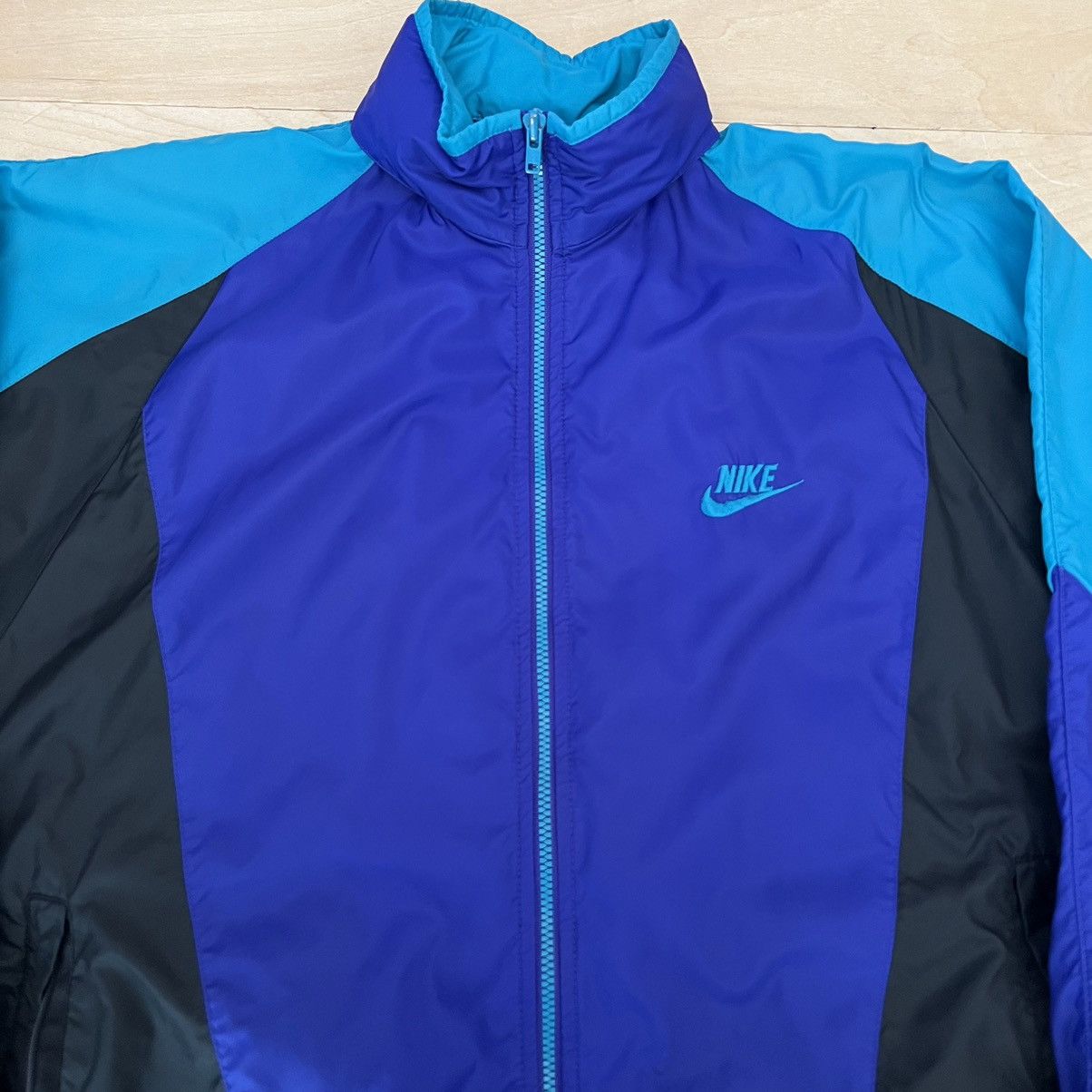 Nike × Vintage Vintage Nike Windbreaker Small Purple 90s Oregon Sportswear Size US S / EU 44-46 / 1 - 2 Thumbnail