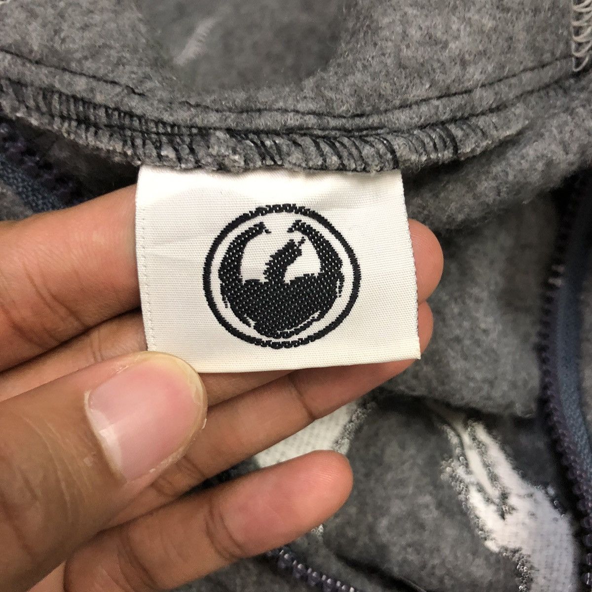Japanese Brand Vintage Dragon Optical Big Logo Zipper Ups Hoodie Jacket Size US XXL / EU 58 / 5 - 10 Thumbnail