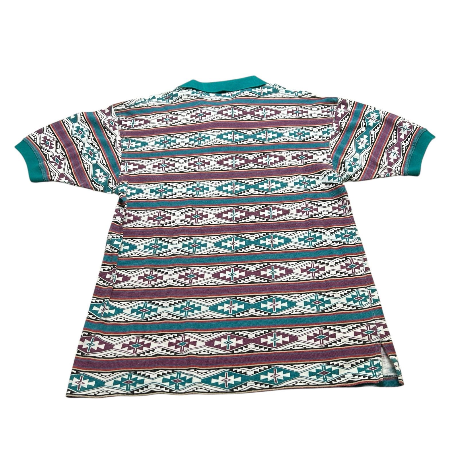 Wrangler Vintage Wrangler Western Shirts Polo Shirt Men’s M Aztec Size US M / EU 48-50 / 2 - 7 Thumbnail