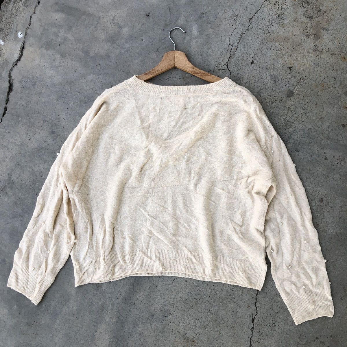 Homespun Knitwear × Vintage 🔴Vtg sweater Bima Knits Beaded Embellished Cocktail Party Size US XL / EU 56 / 4 - 9 Thumbnail