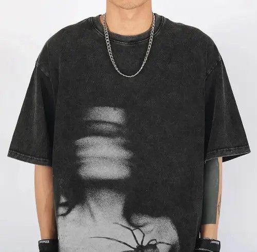 Japanese Brand Ishiguro x oue 90s Design Printed Vintage T Shirt Size US L / EU 52-54 / 3 - 3 Thumbnail