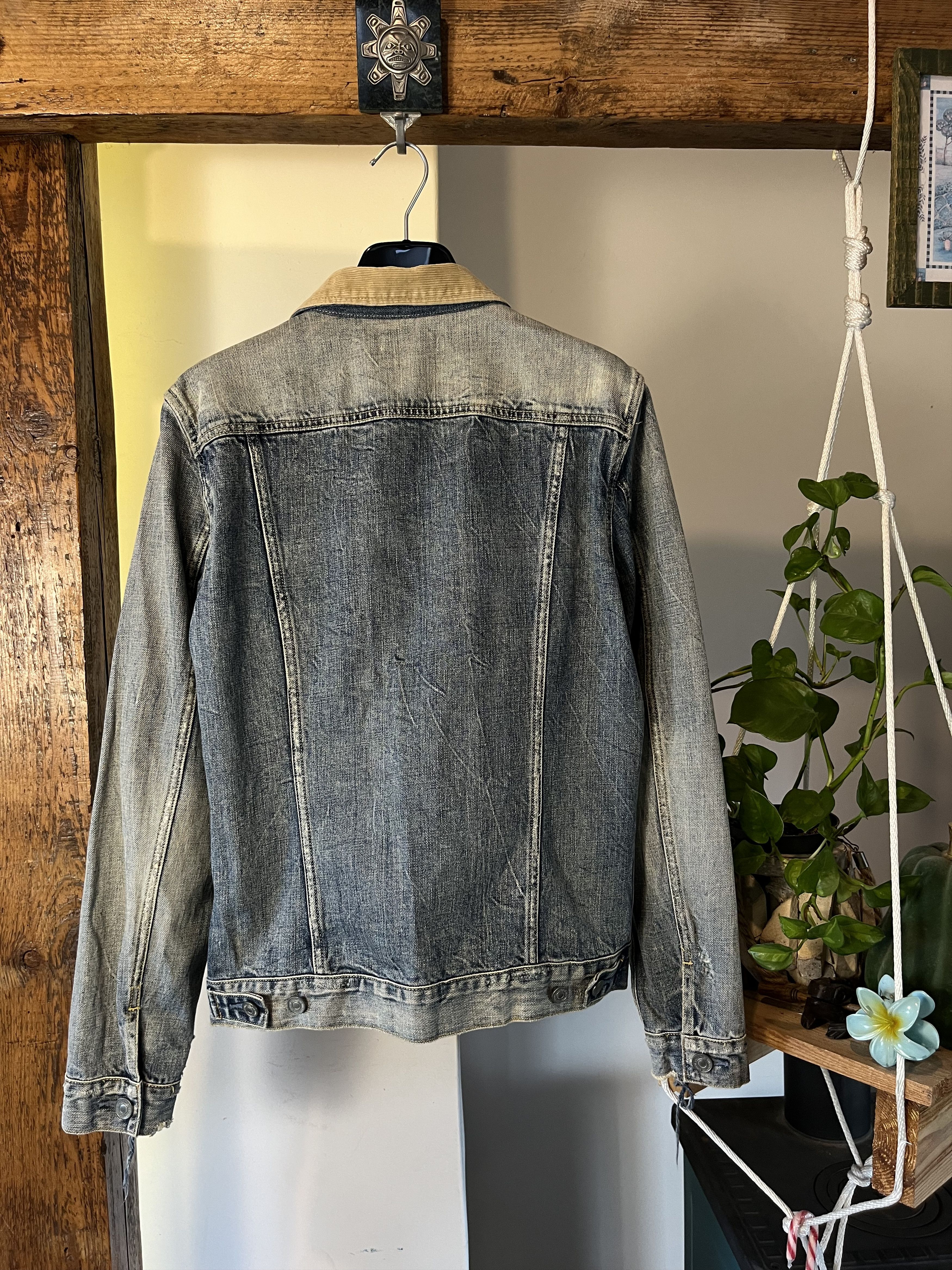Allsaints AllSaints Dexter Denim Jackt Distressed Jacket Size US S / EU 44-46 / 1 - 2 Thumbnail