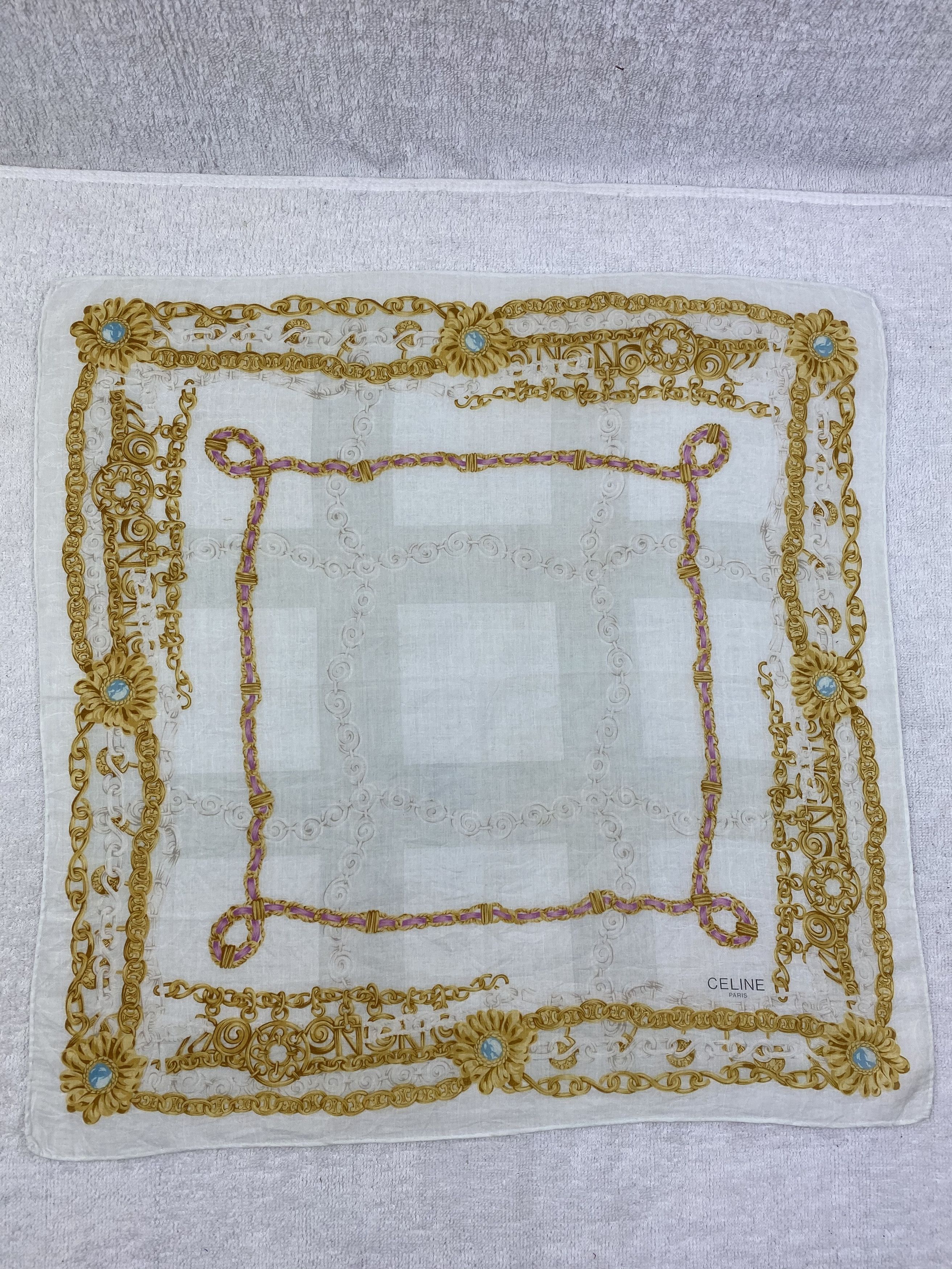 Celine Celine Handkerchief / Bandana / Neckerchief Size ONE SIZE - 3 Thumbnail