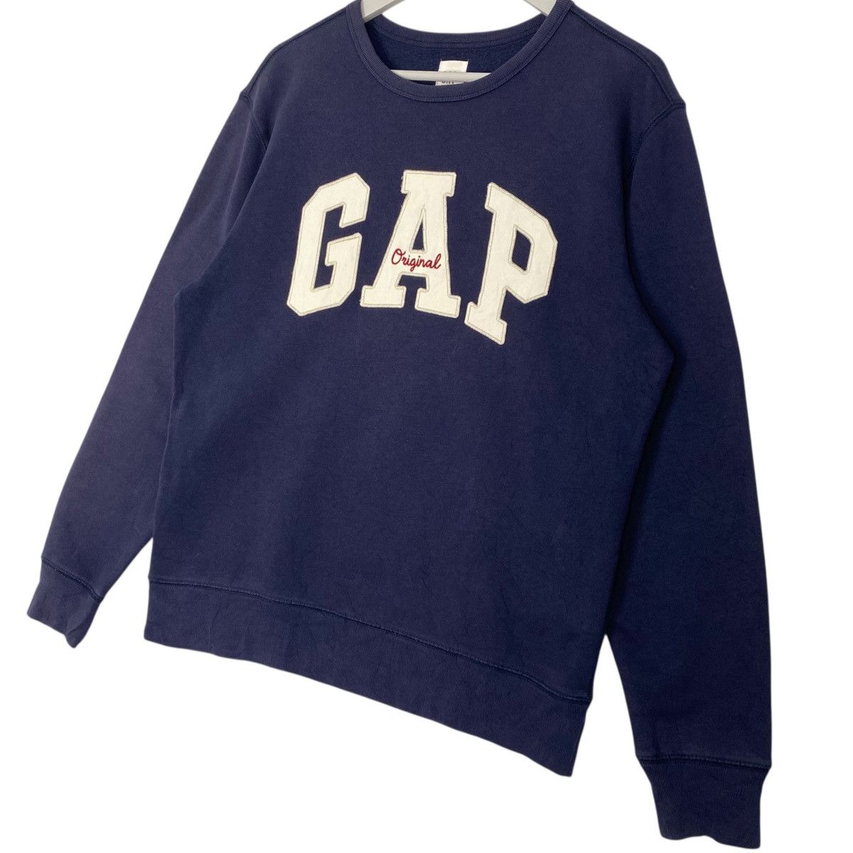 Other Vintage Gap Big Logo Printed NavyBlue Pullover Jumper Size L Size US L / EU 52-54 / 3 - 2 Thumbnail