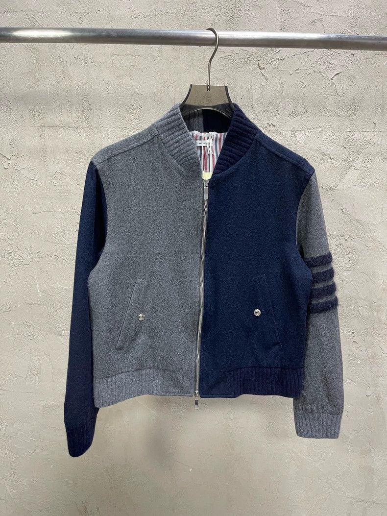 Thom Browne Thom Browne Wool zip jacket Size US XS / EU 42 / 0 - 3 Thumbnail