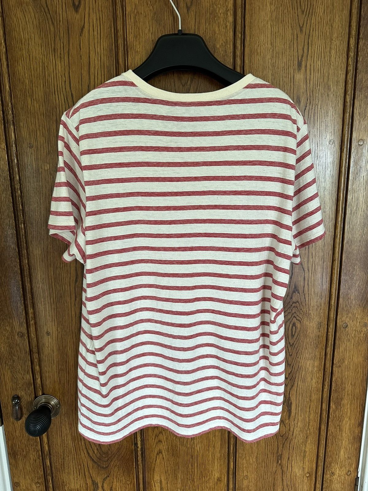Saint Laurent Paris $620 Saint Laurent STRIPED CASSANDRE T-SHIRT IN JERSEY Size US L / EU 52-54 / 3 - 18 Thumbnail