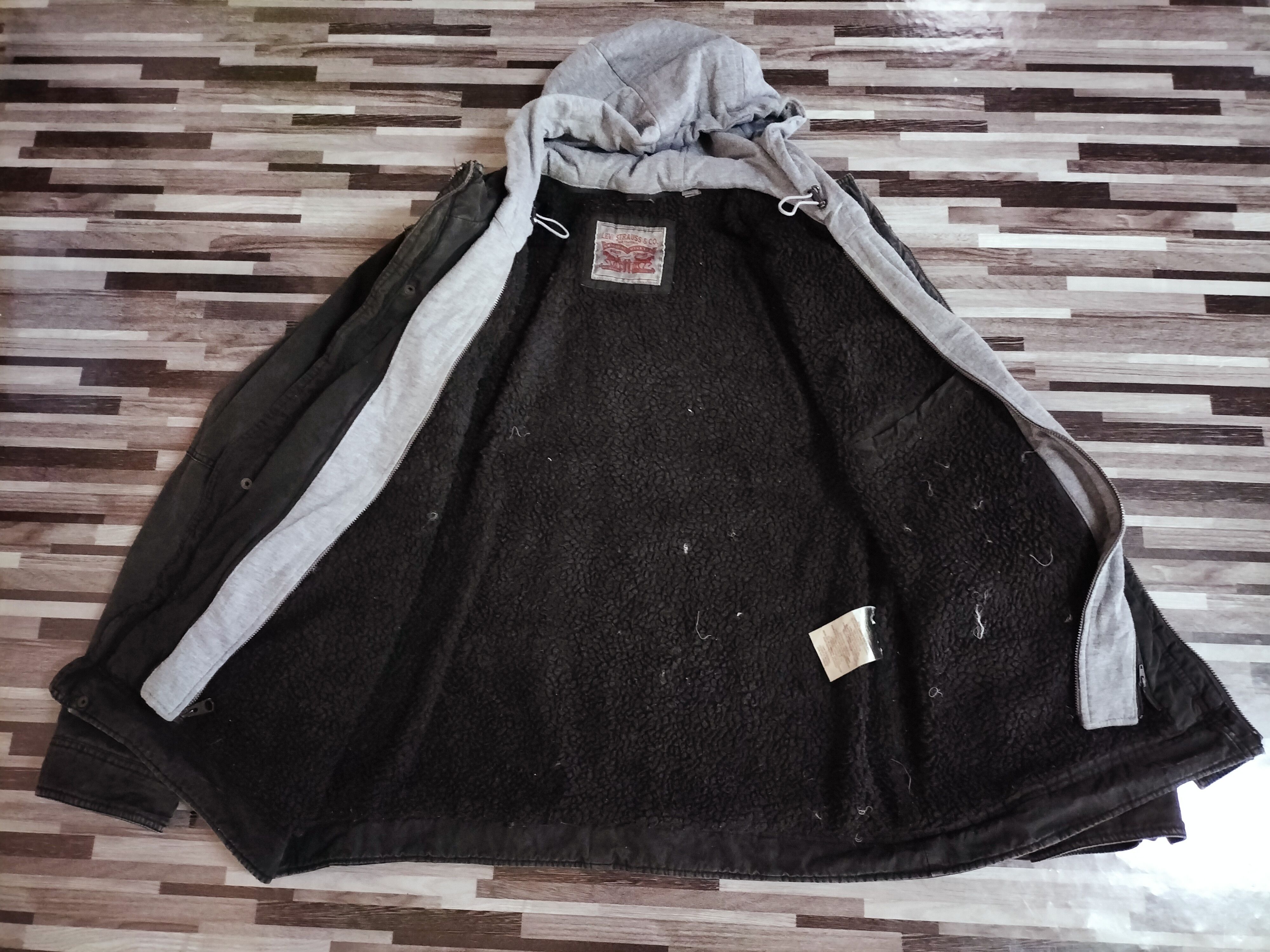 Levi's Vintage Levis Hoodie Jacket sherpa Duck Canvas pattern M65 Size US L / EU 52-54 / 3 - 10 Thumbnail