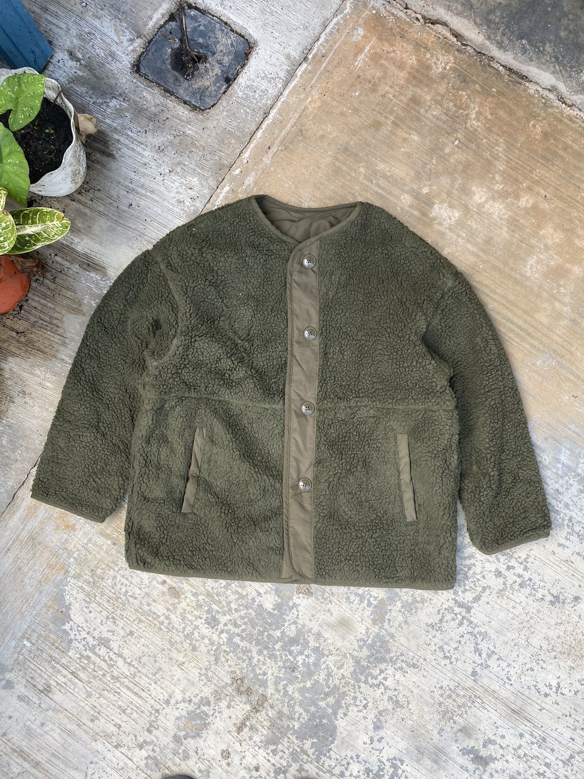 GU GU Quilted Sherpa Riversible Cardigan Size US S / EU 44-46 / 1 - 6 Thumbnail