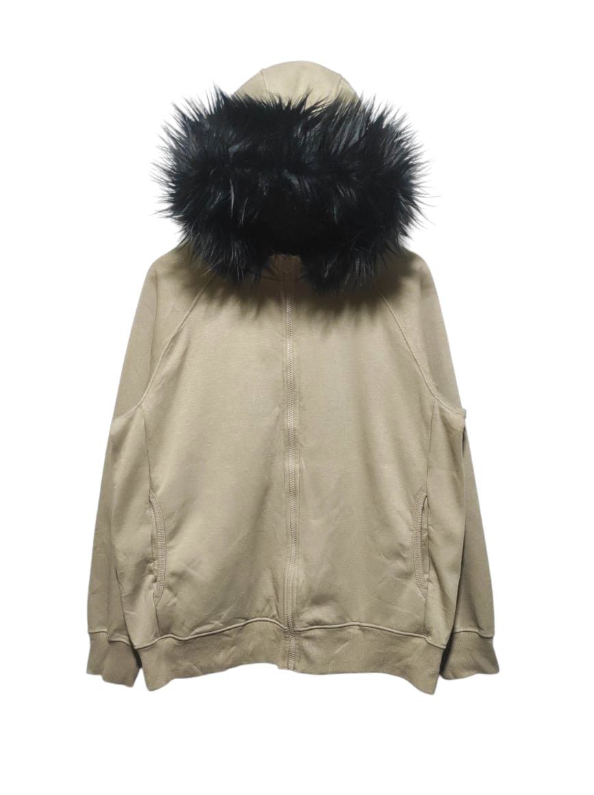 If Six Was Nine Uniqlo Sherpa Zip Fur Hoodie lgb style Brown Size US L / EU 52-54 / 3 - 1 Thumbnail