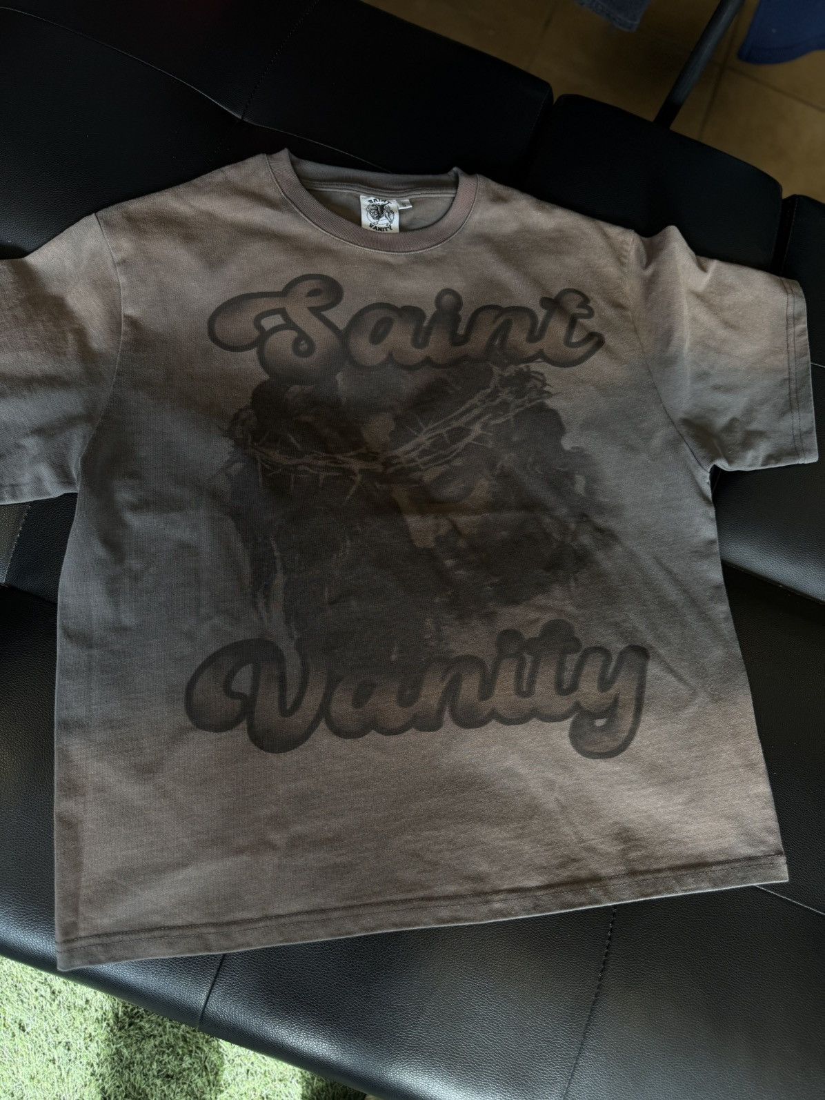 Saint Vanity Saint Vanity UNRELEASED Tee Shirt Logo Grey Size S (NEW) Size US S / EU 44-46 / 1 - 2 Thumbnail