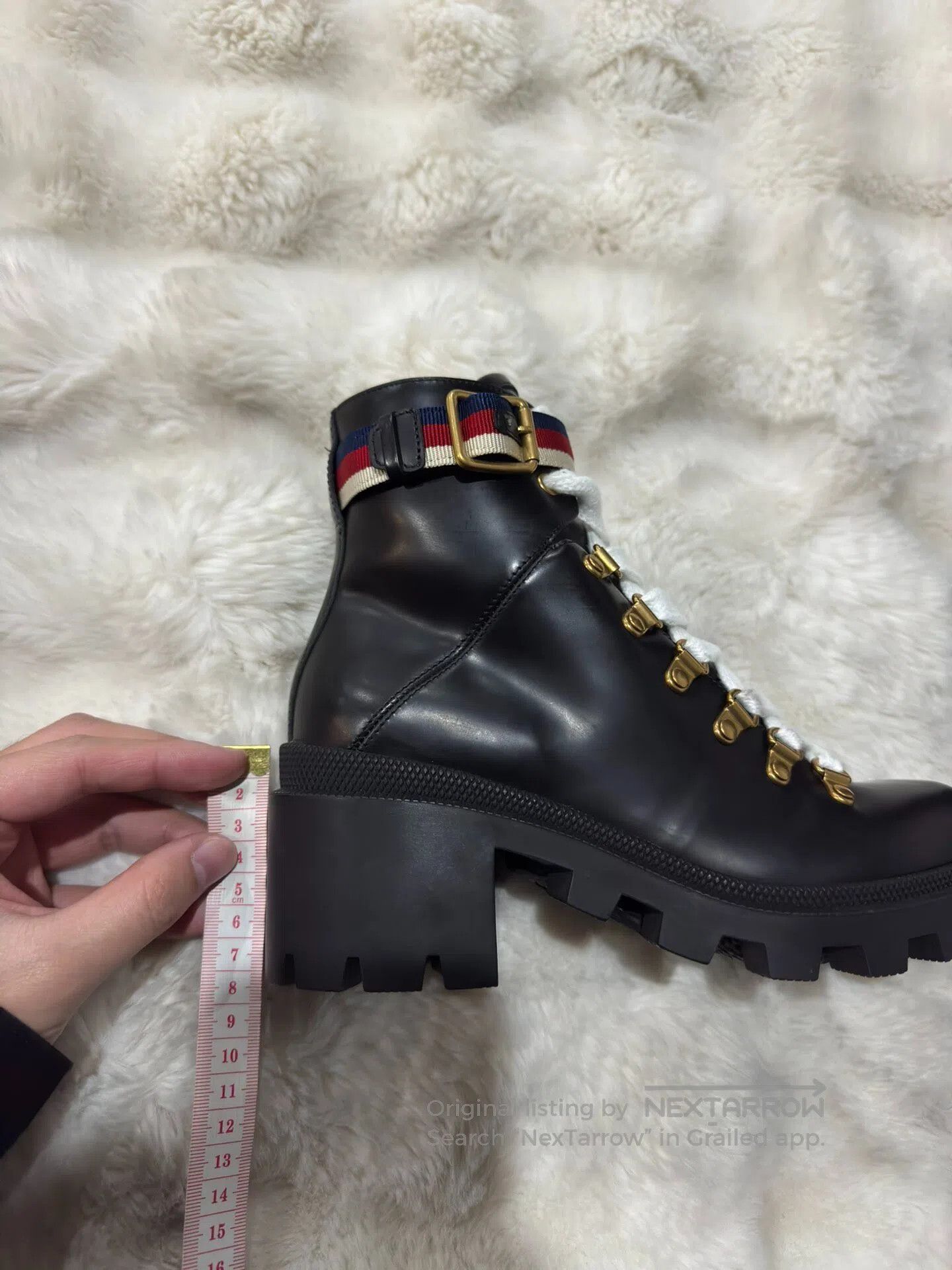 Gucci Guicci Black Women's Martin Boots| Size US 5.5 / IT 35.5 - 8 Thumbnail