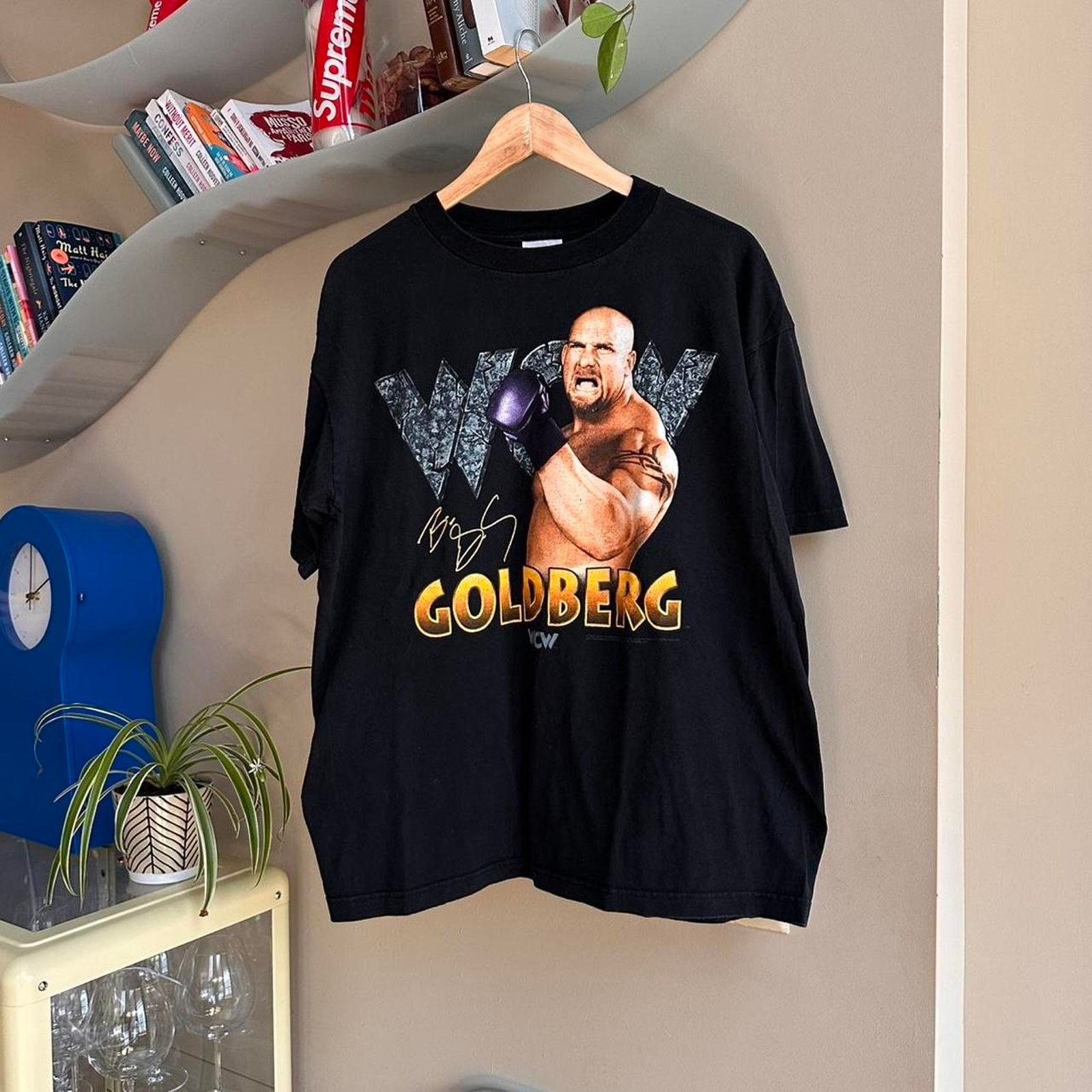 Vintage × WCW/nWo Vintage 1998 Goldberg WCW Shirt Size US L / EU 52-54 / 3 - 1 Thumbnail