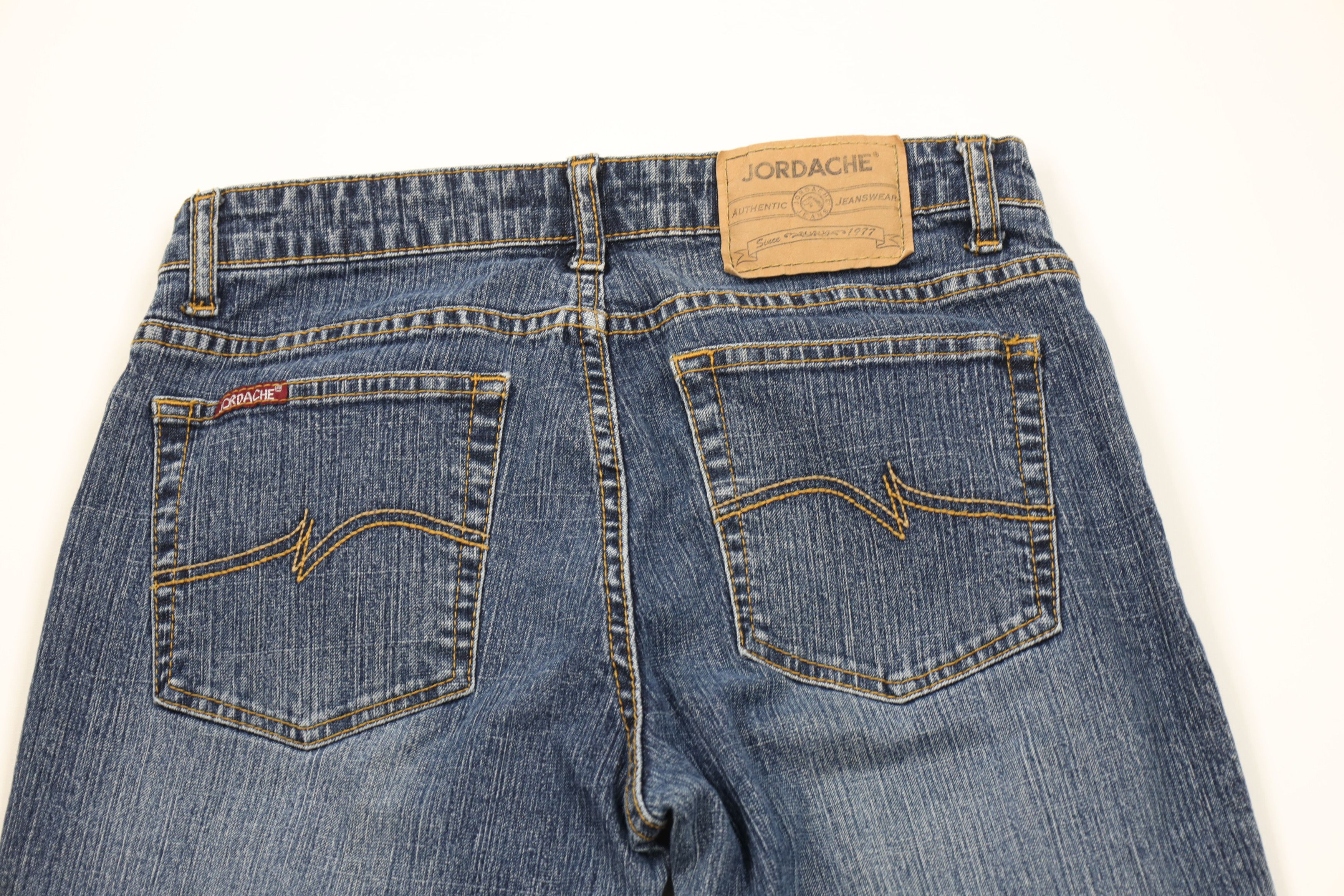 Vintage Vintage 90s Streetwear Babydoll Stretch Flared Denim Jeans Size 30" / US 8 / IT 44 - 8 Thumbnail