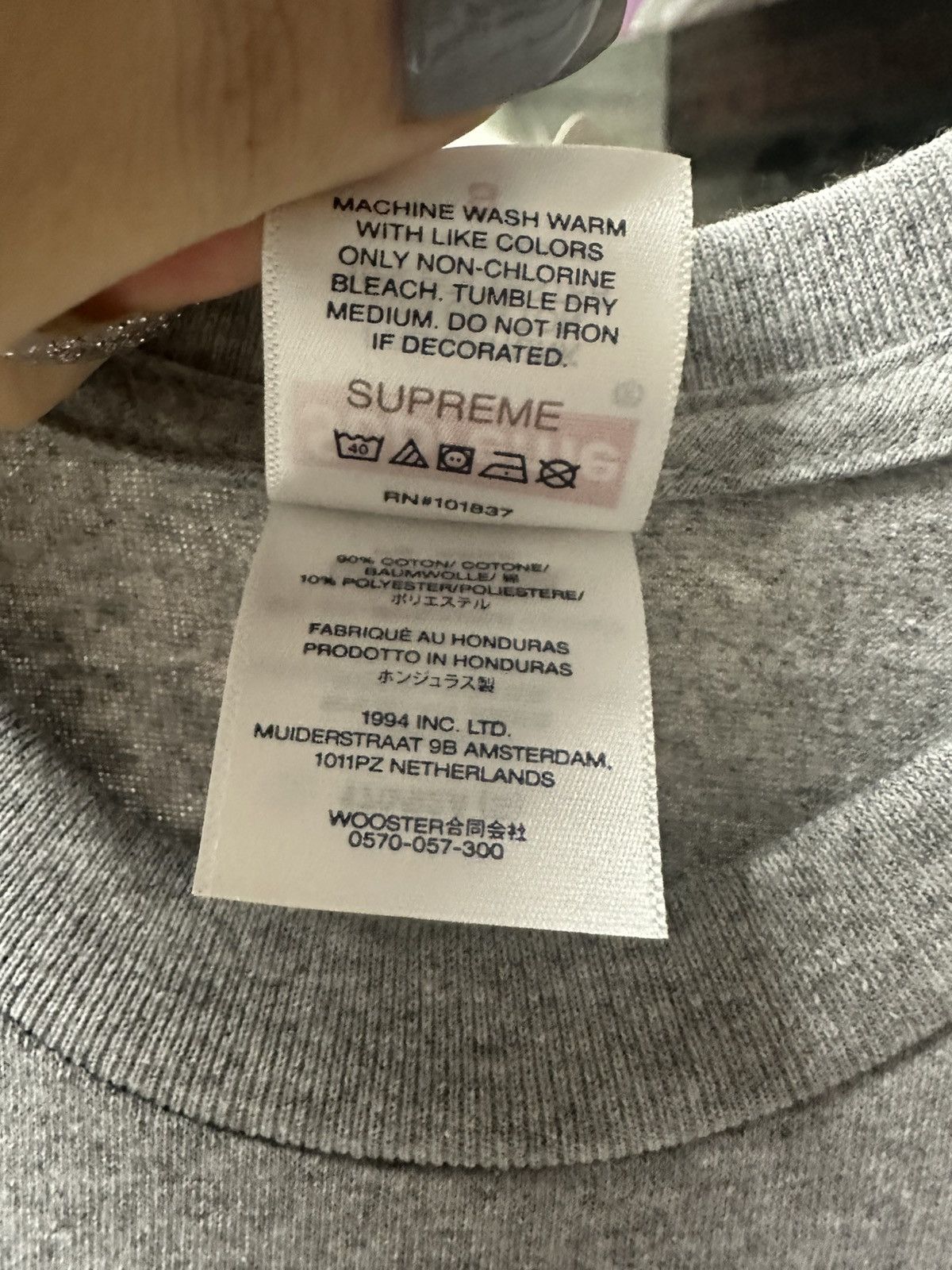 Supreme Supreme ‘Skull Tee’ (Grey) Size US S / EU 44-46 / 1 - 4 Thumbnail
