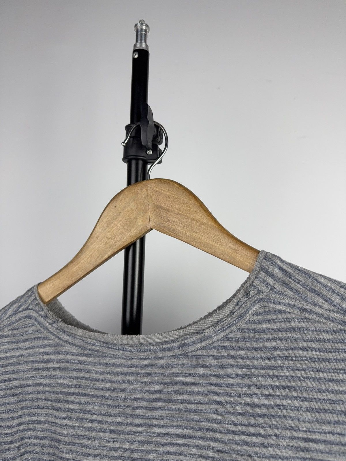 Allsaints Retro 00s Y2K AllSaints Women’s Cropped Boxy Stripe T-Shirt Size L / US 10 / IT 46 - 10 Thumbnail