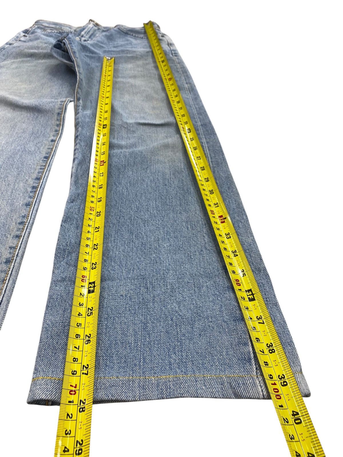 Edwin Edwin 505 Blue Wash Style Loose Jeans Size US 27 - 8 Thumbnail