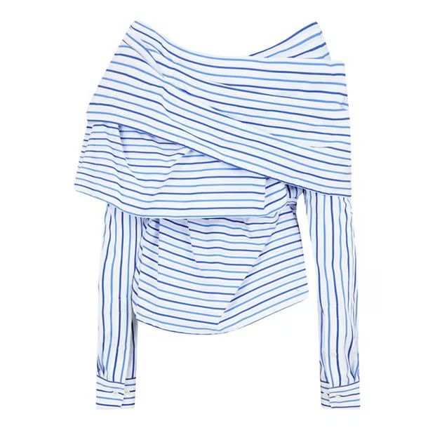 Dries Van Noten o1g2r1mq1024 Shirt in Light Blue Size S / US 4 / IT 40 - 2 Thumbnail