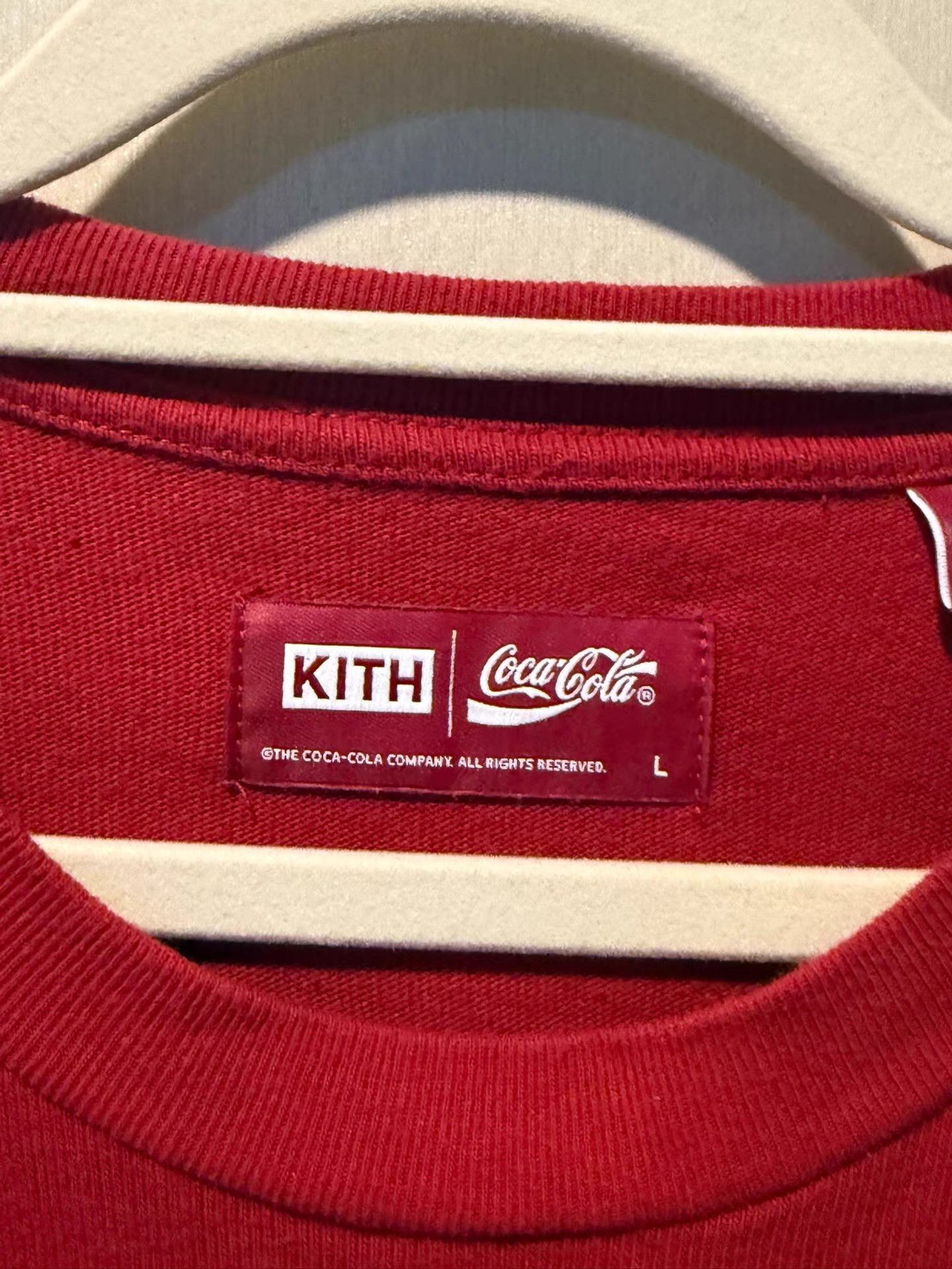 Kith Kith x Coca-Cola Limited Edition Red Long Sleeve Shirt Q20 Size US L / EU 52-54 / 3 - 4 Thumbnail
