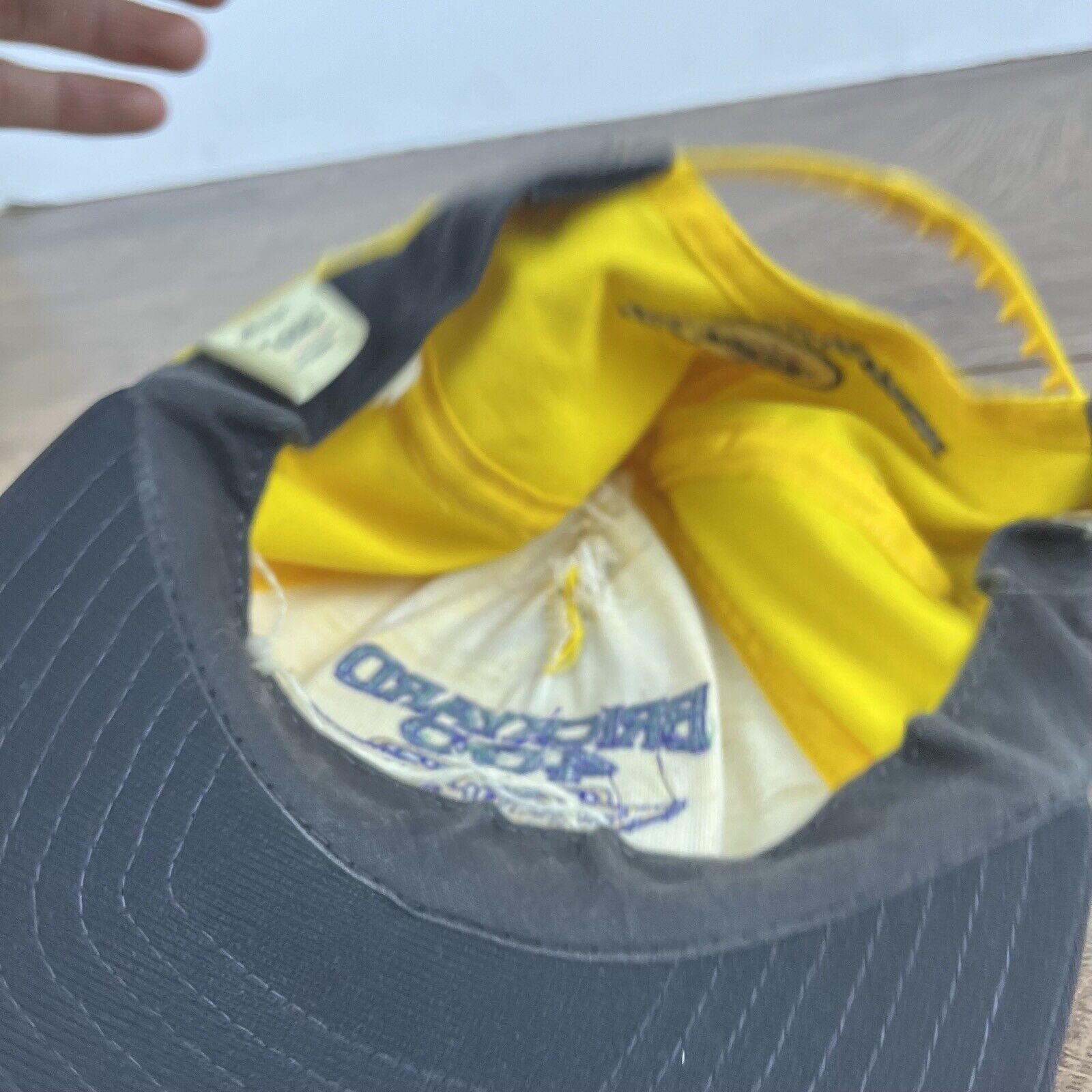 Other Brickyard 400 Hat 1995 Hat Yellow Cap Adjustable Yellow Adul Size ONE SIZE - 12 Thumbnail