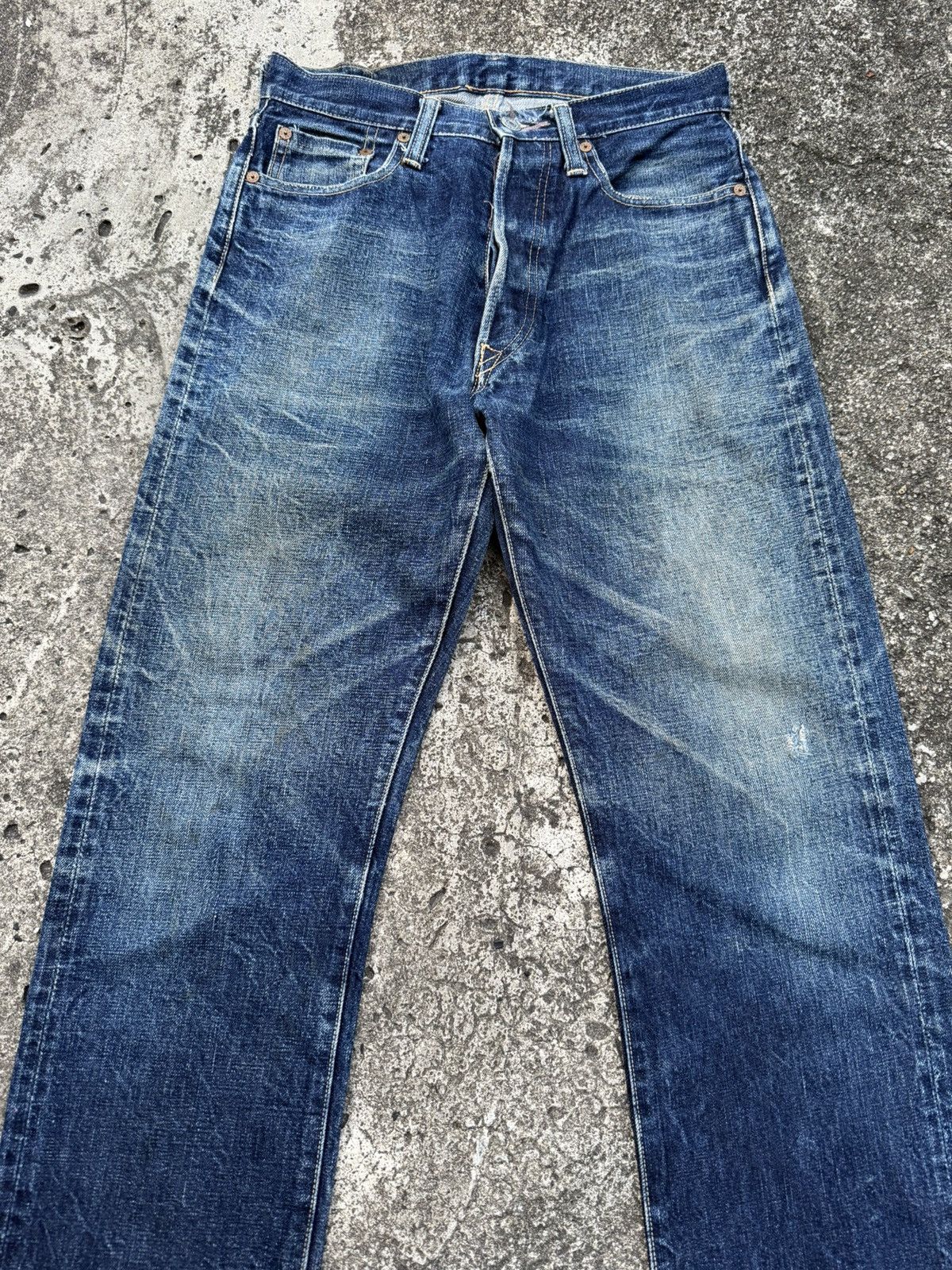 Denime Denime Made In Japan Redline Selvedge Clawmark Denim Jeans Size US 27 - 7 Thumbnail