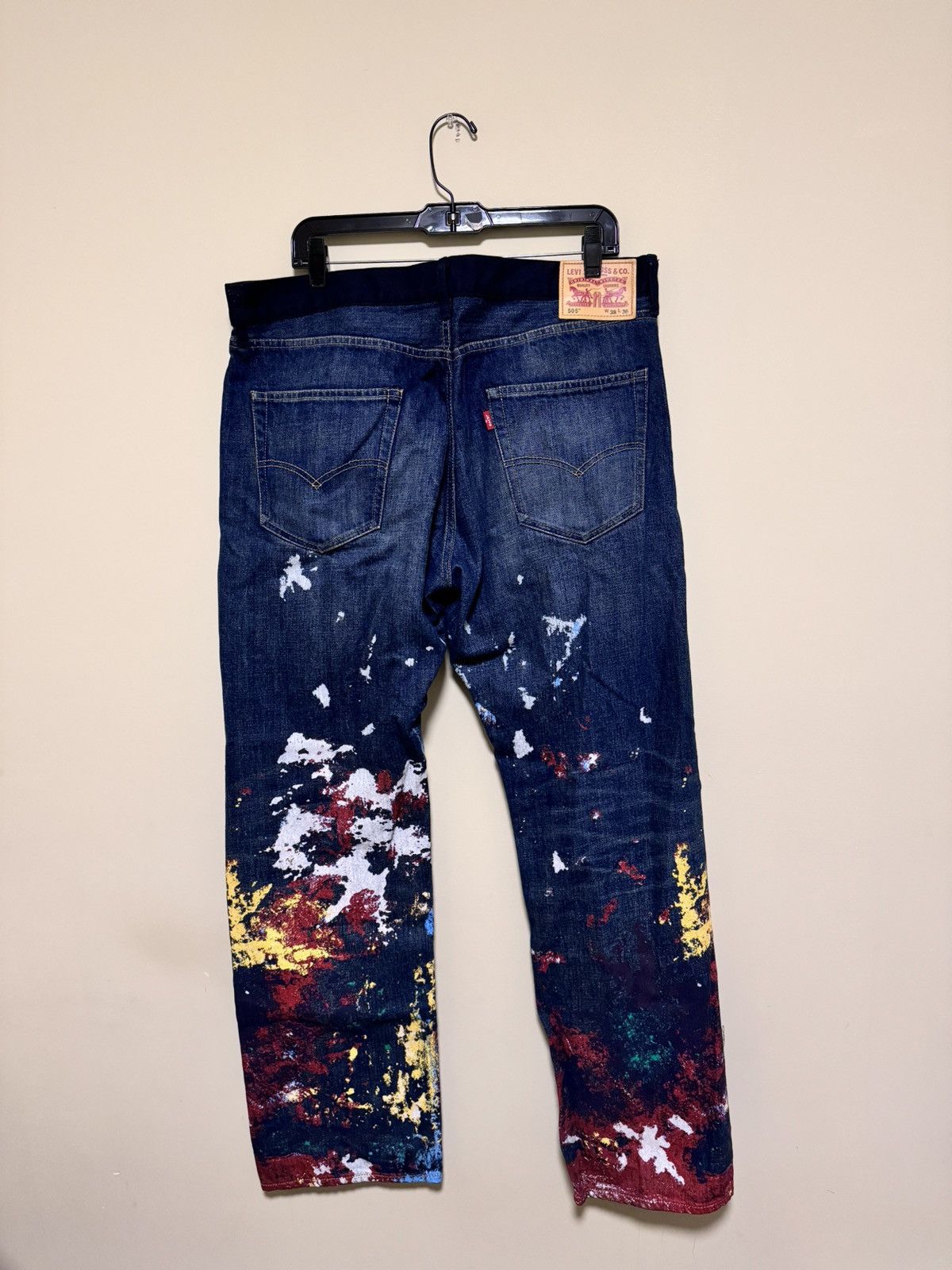 Comme des Garcons × Junya Watanabe × Levi's Levis x Junya Watanabe CDG Man SS17 Paint Splatter Denim Size US 38 / EU 54 - 2 Thumbnail